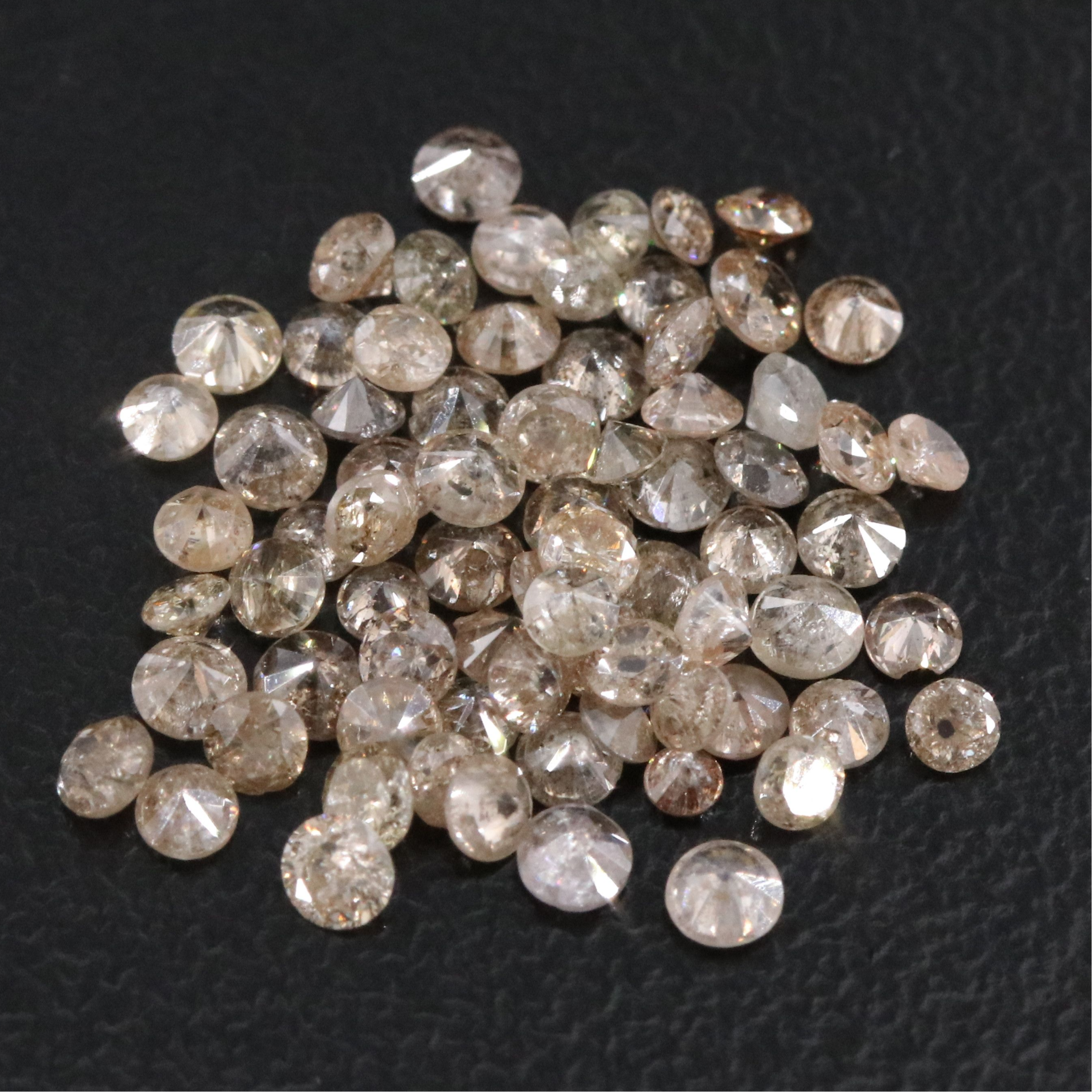 Loose 2.72 CTW Diamond Lot Including Fancy Brown