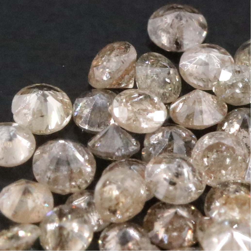 Loose 2.72 CTW Diamond Lot Including Fancy Brown
