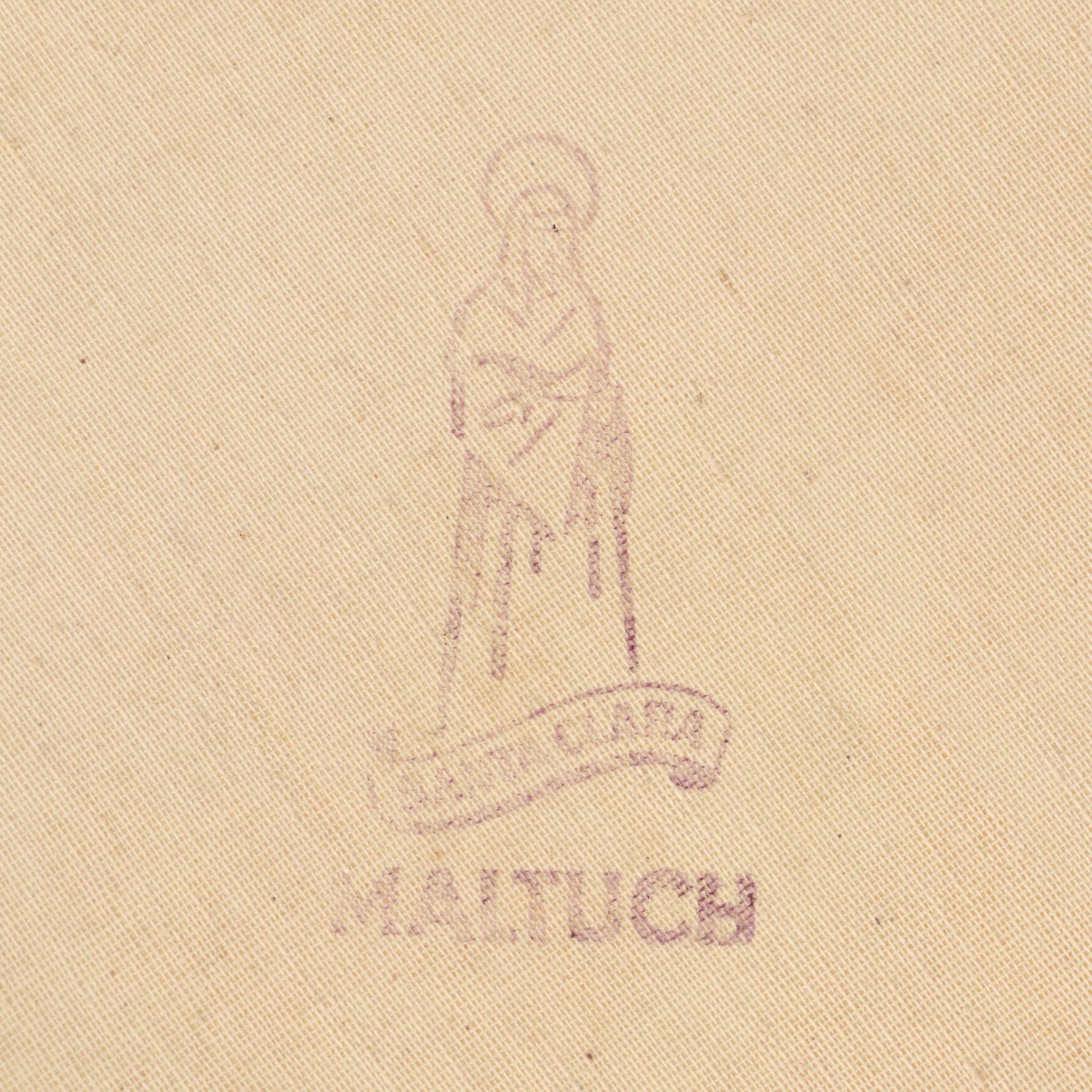 Peter Rosing Oil Painting of Mountain Pond, 1961