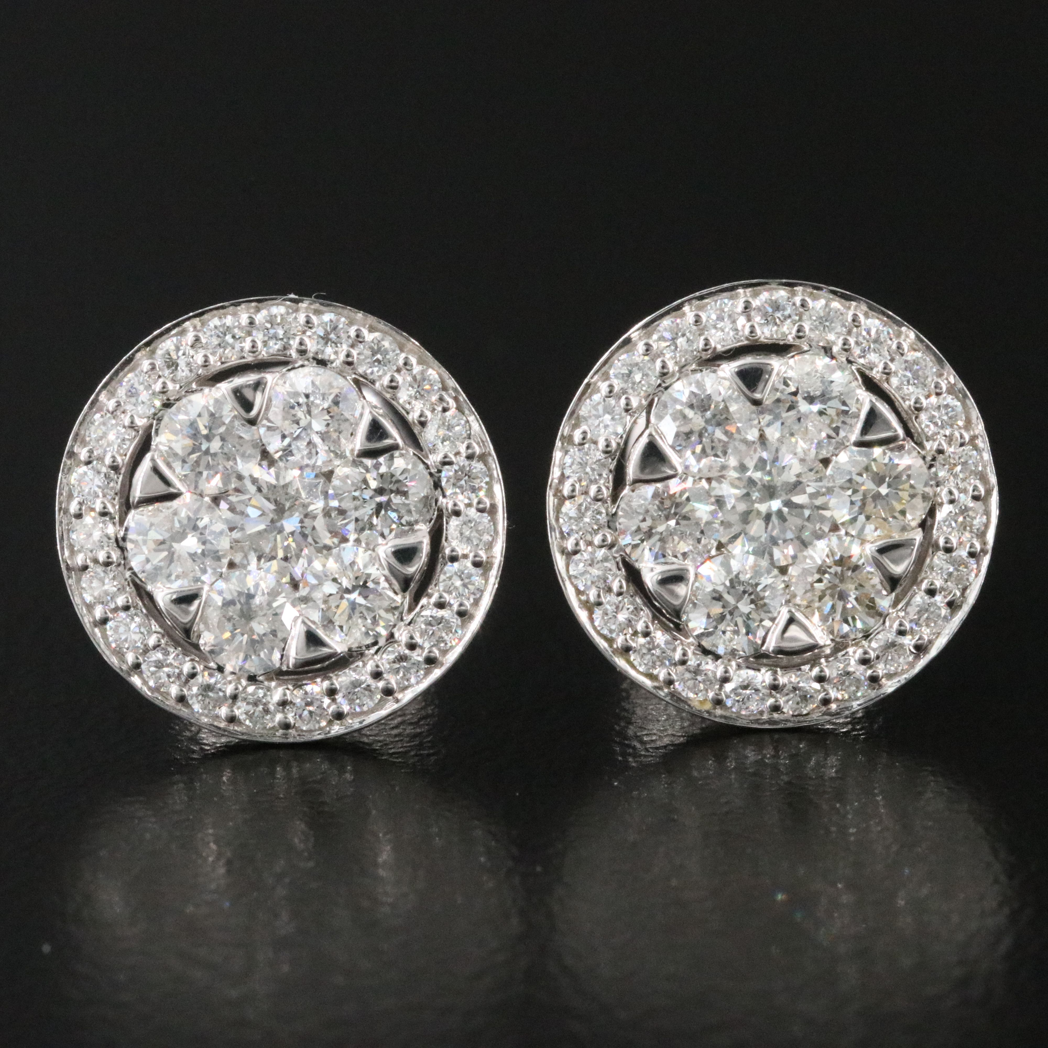 14K 2.30 CTW Diamond Earrings