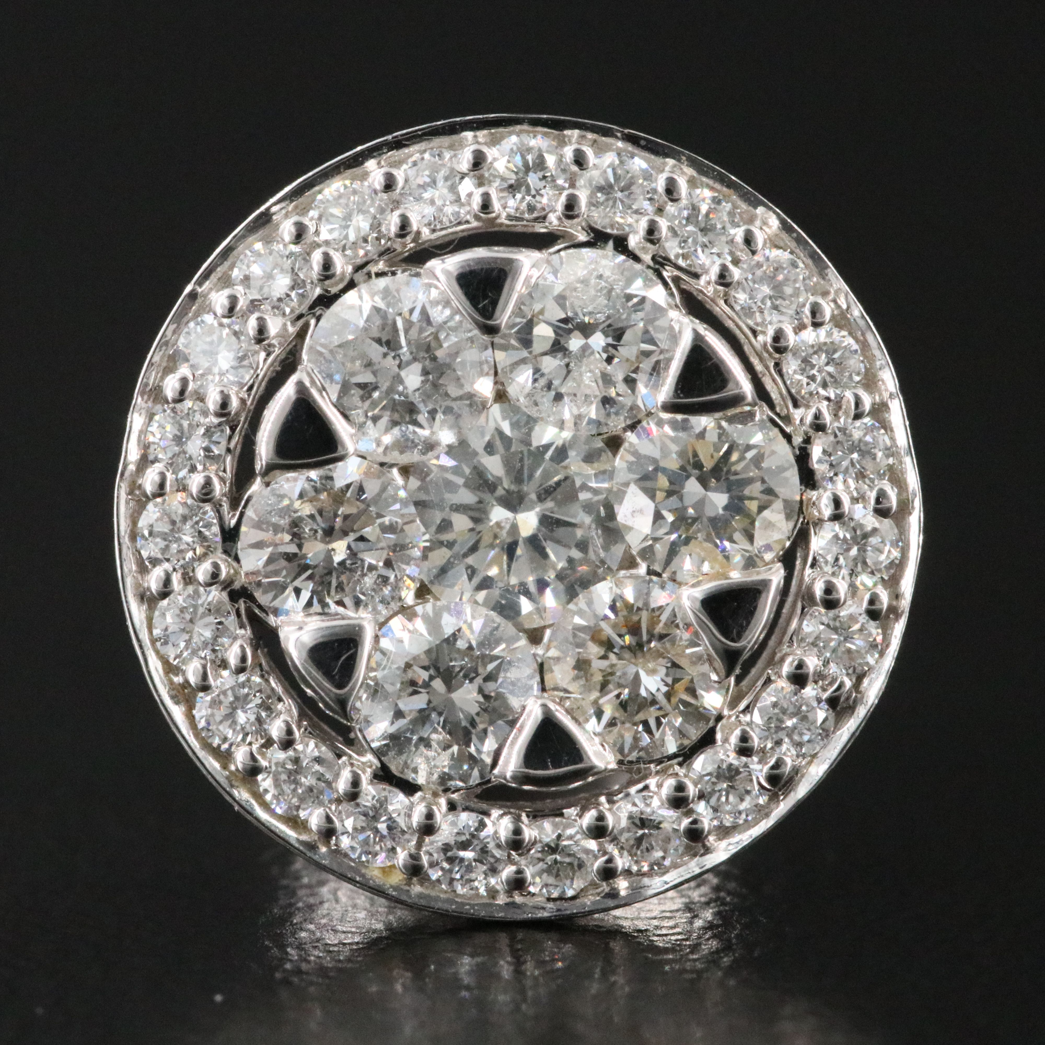 14K 2.30 CTW Diamond Earrings