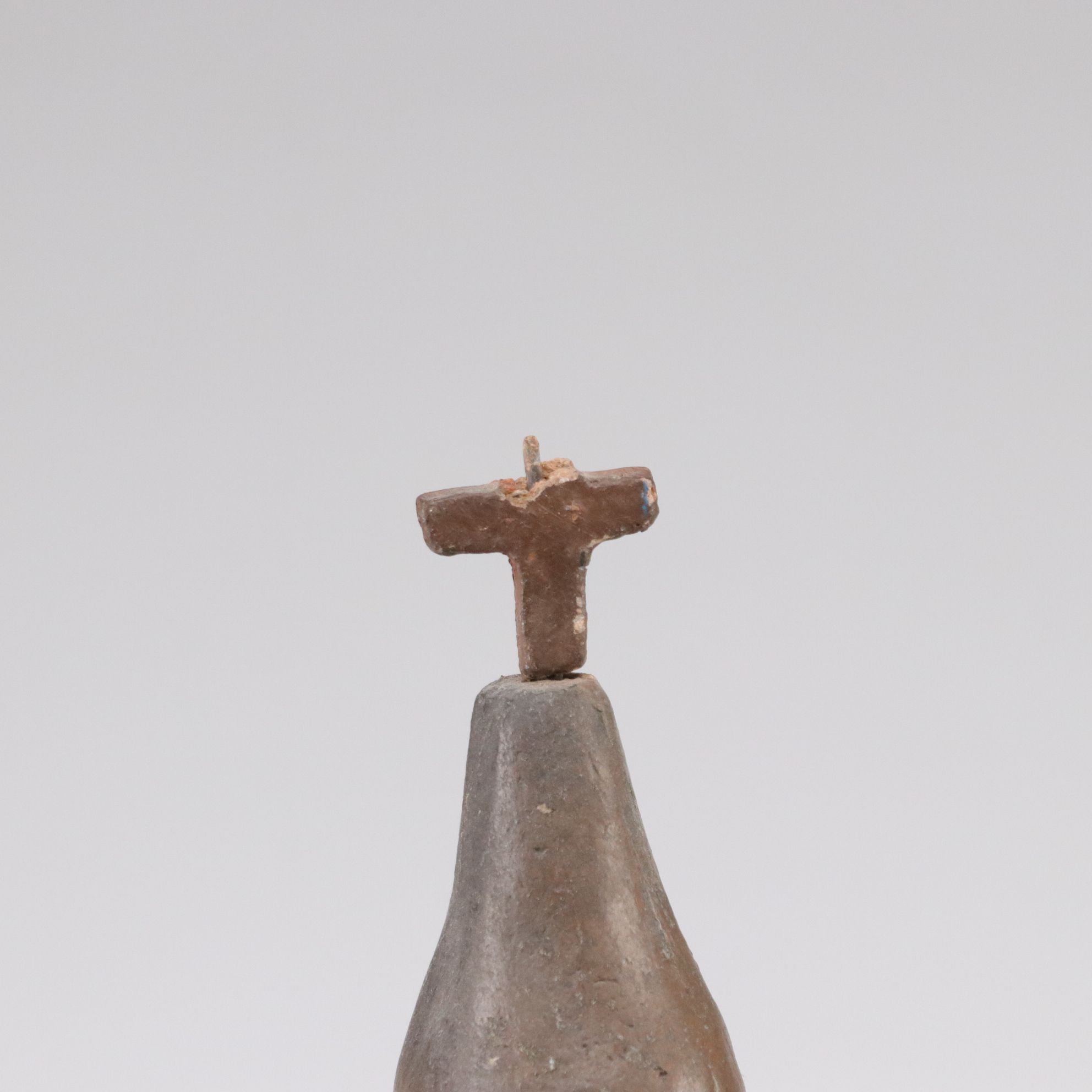 Mexican Folk Art Clay Light-Up Church Model with Star Ornaments