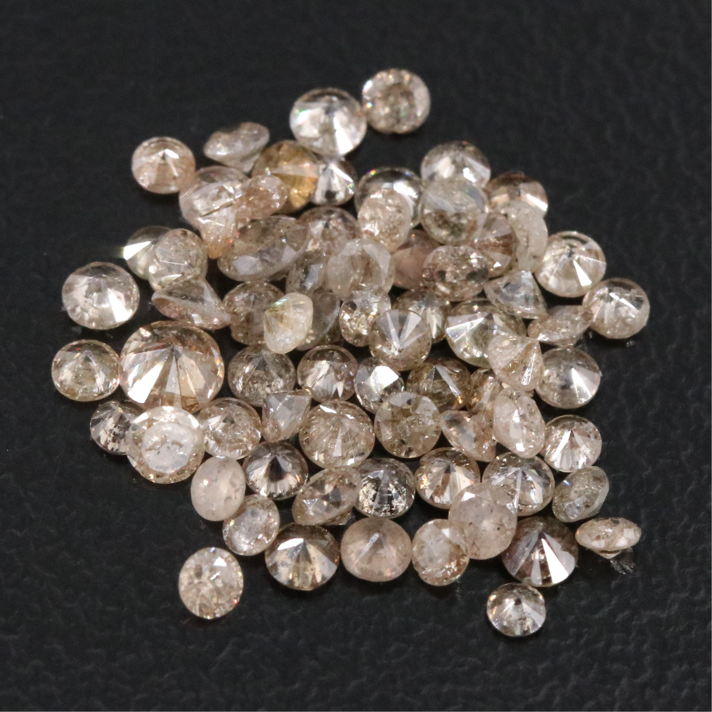Loose 2.68 CTW Diamond Lot Including Fancy Brown
