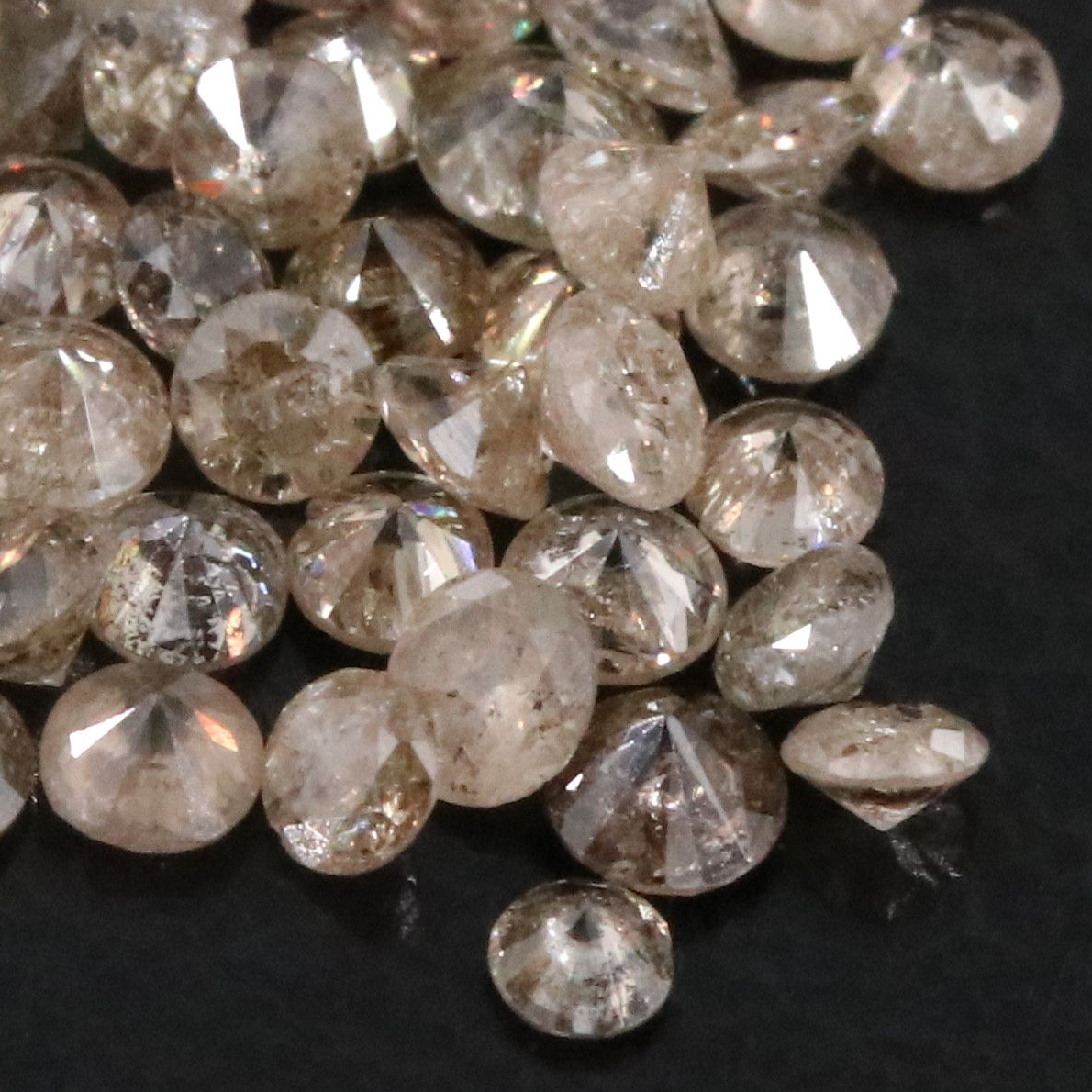 Loose 2.68 CTW Diamond Lot Including Fancy Brown