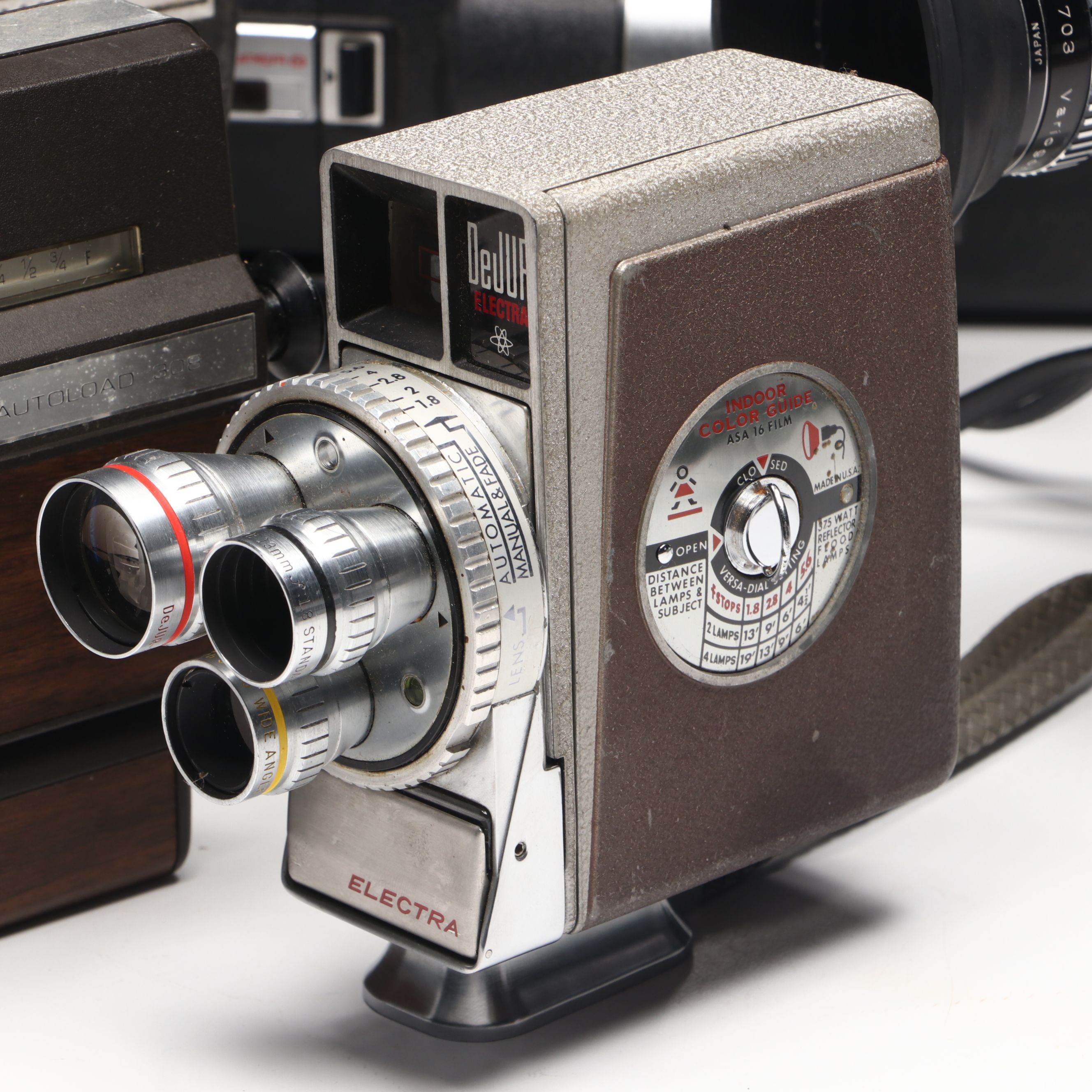 Kodak Scopemeter, Yashica Electro 8, and More Video Cameras, Mid to Late 20th C.