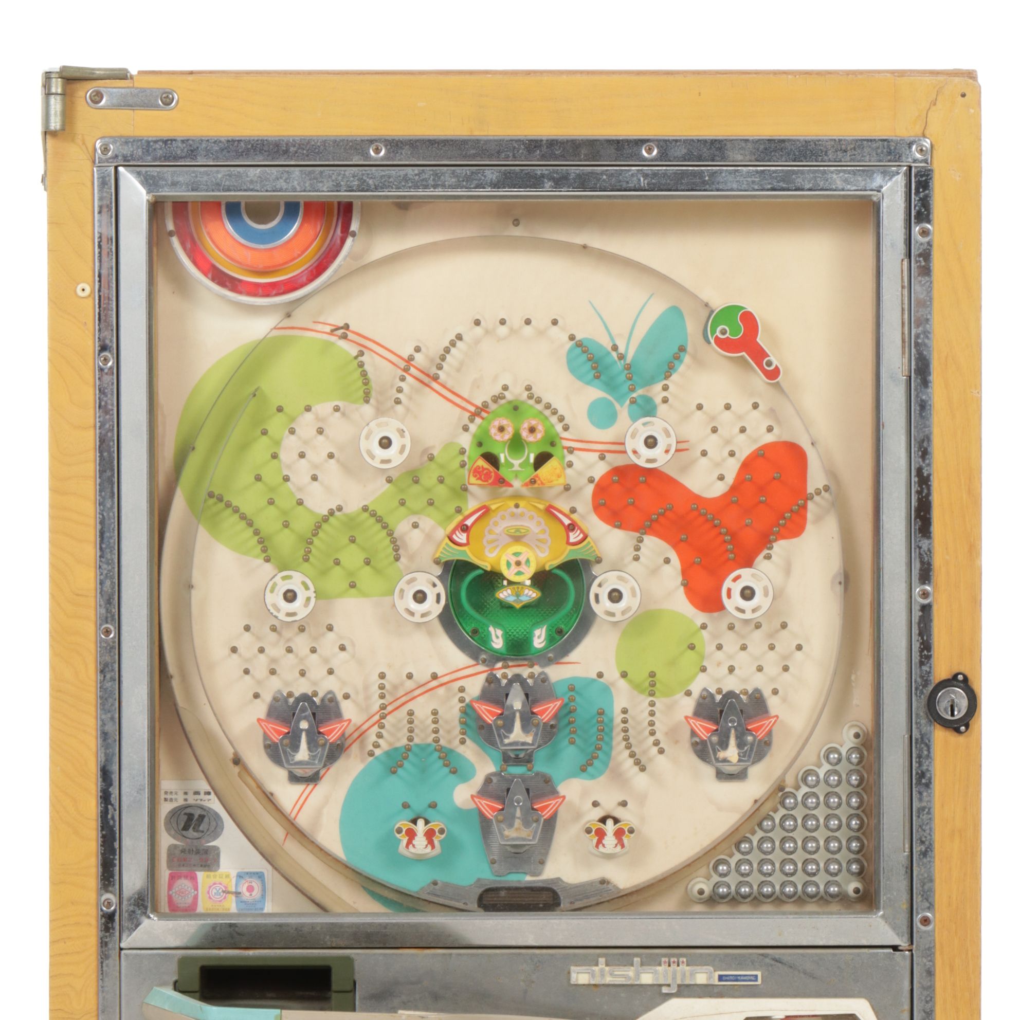 Nishijin "Shiroi-Kamome" Pachinko Machine, Mid to Late 20th Century