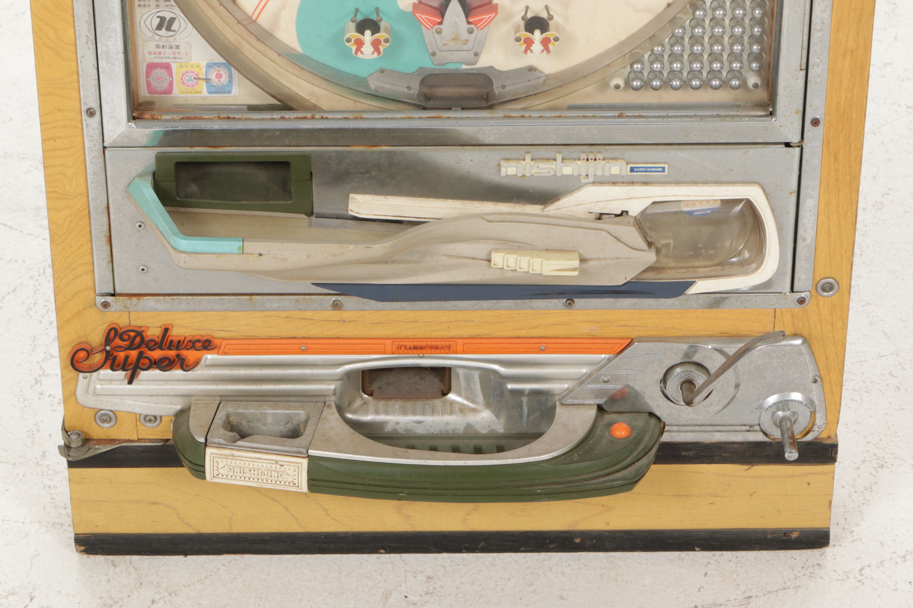 Nishijin "Shiroi-Kamome" Pachinko Machine, Mid to Late 20th Century