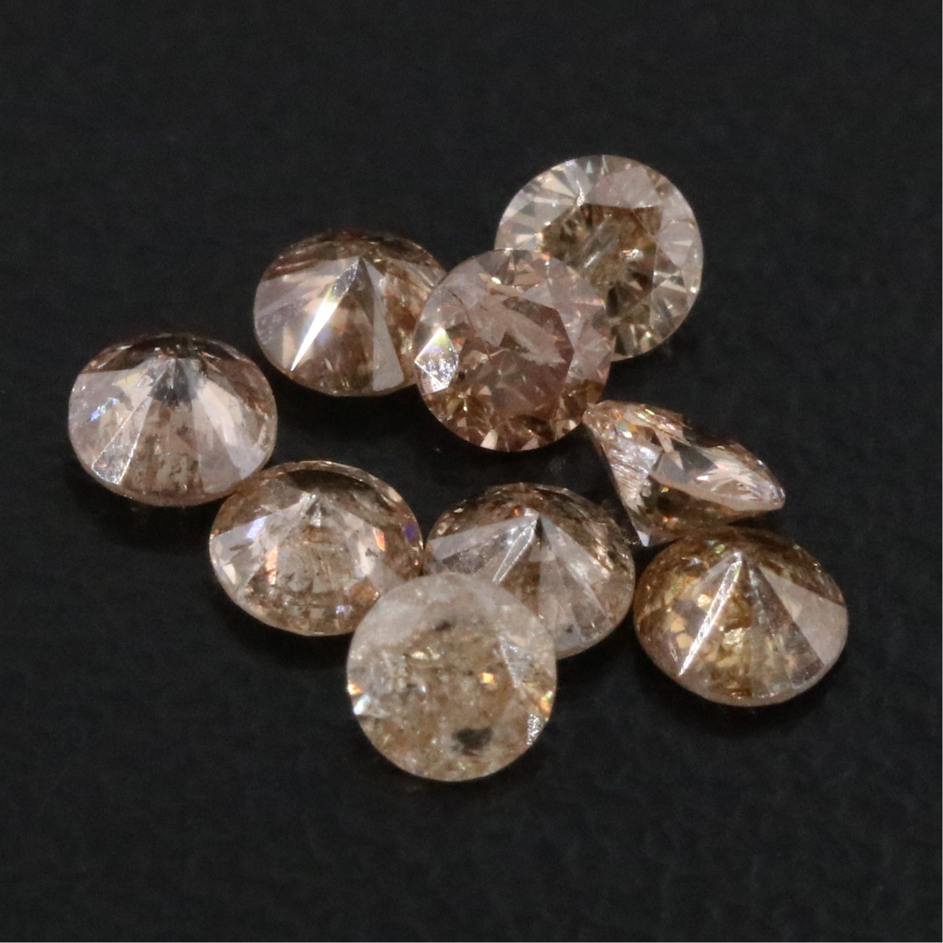 Loose 1.24 CTW Diamond Lot Including Fancy Brown