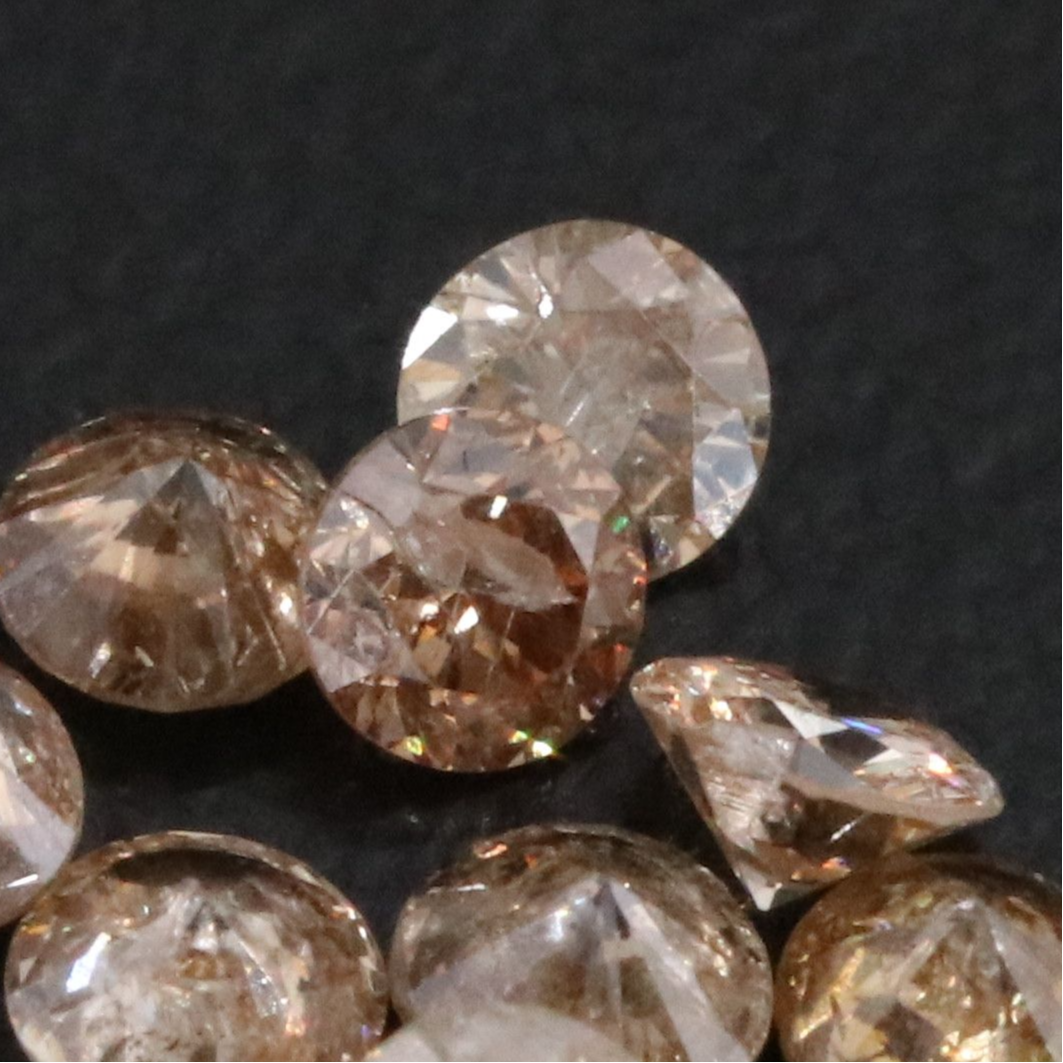 Loose 1.24 CTW Diamond Lot Including Fancy Brown