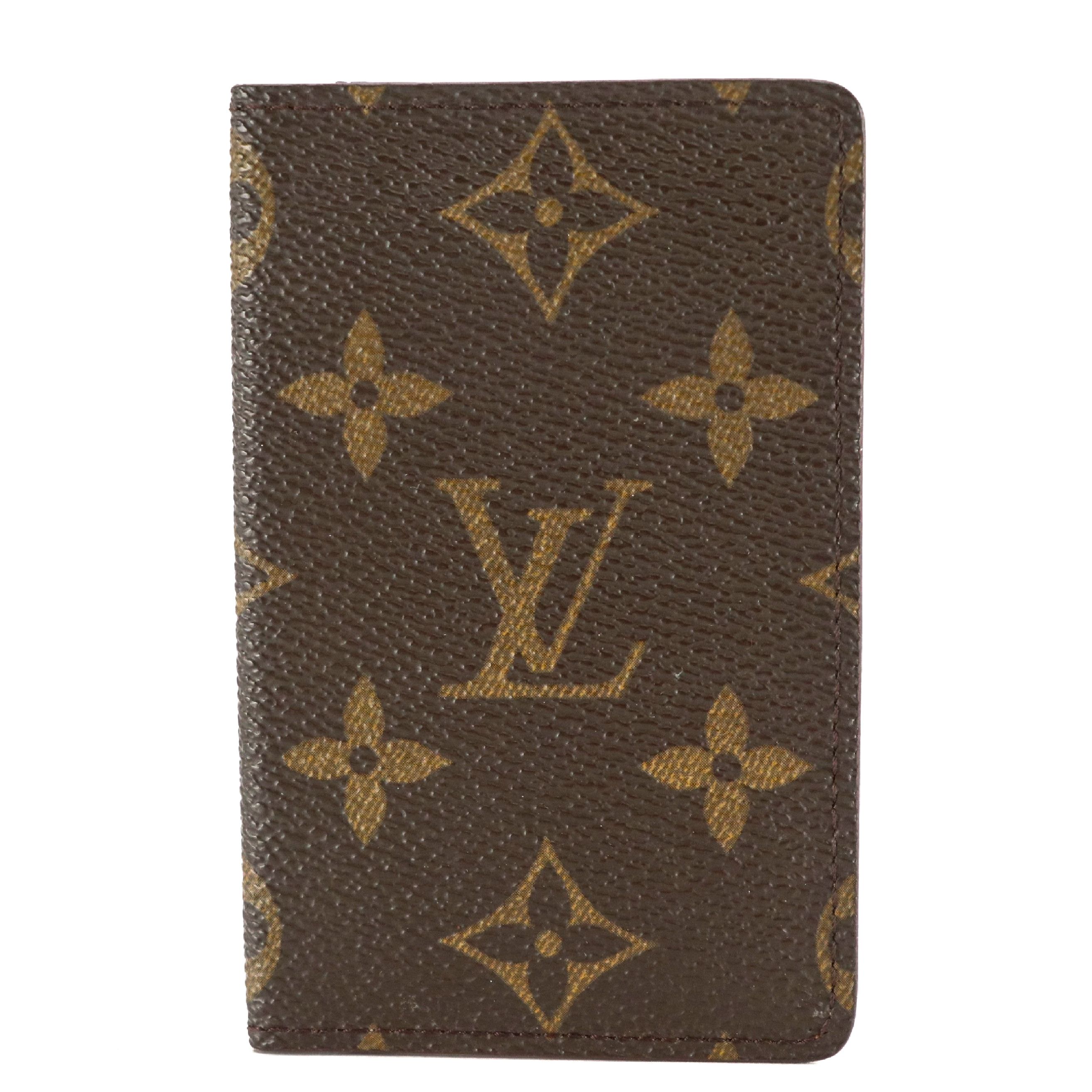 Louis Vuitton Bifold ID Case/Card Holder in Monogram Canvas and Leather