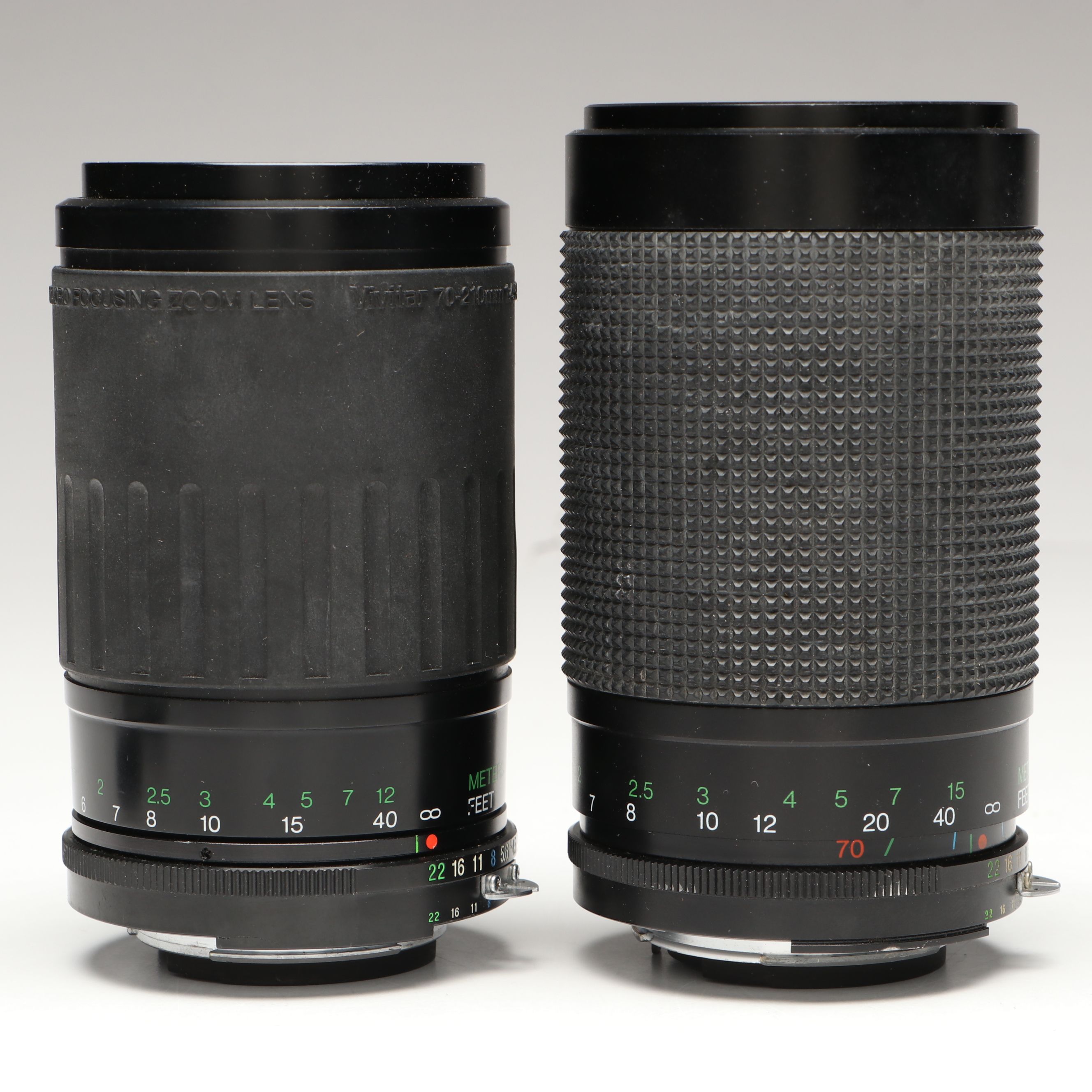 Panagor Tele Zoom Lens with Other Vivitar Lenses