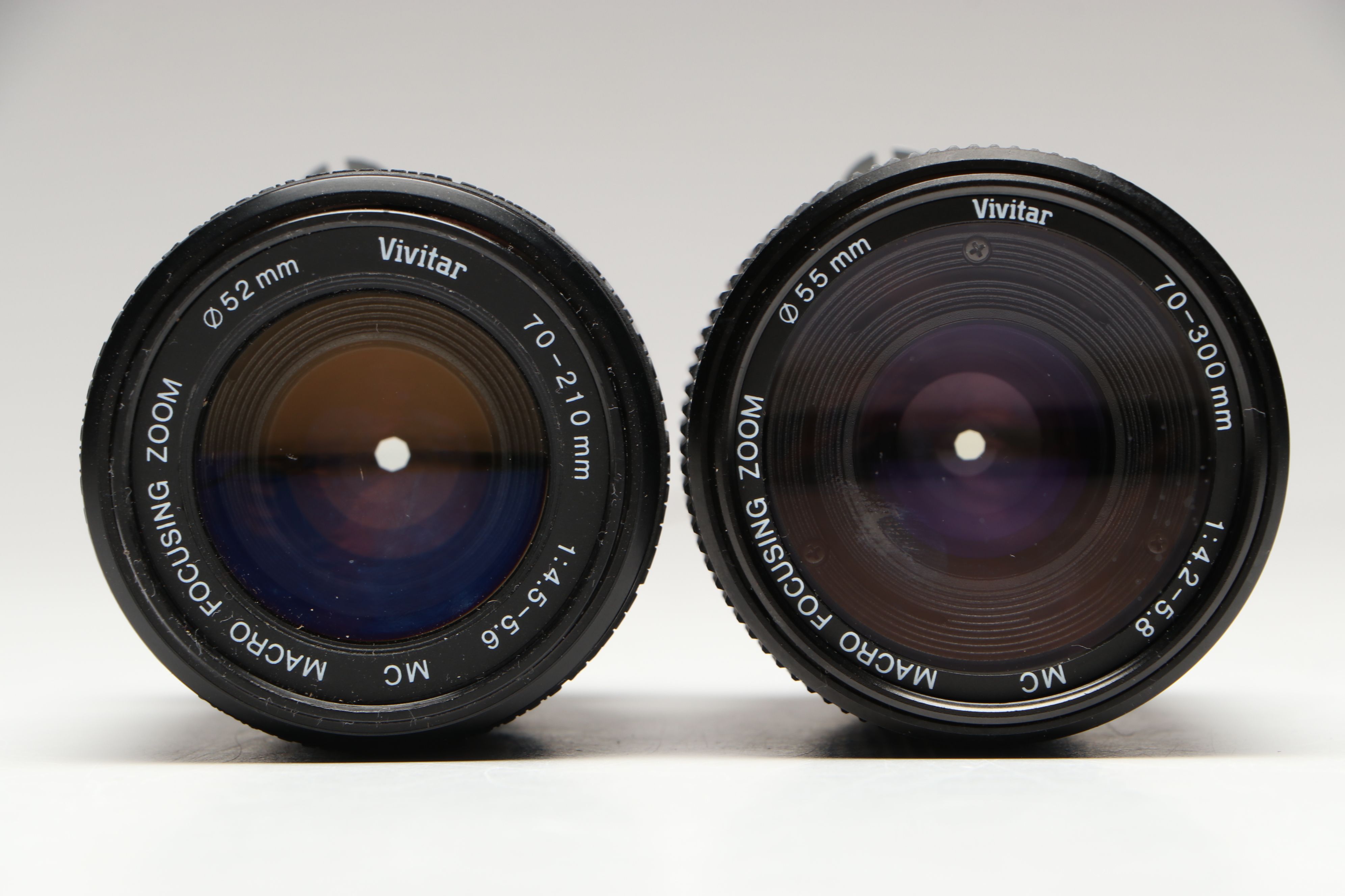 Panagor Tele Zoom Lens with Other Vivitar Lenses