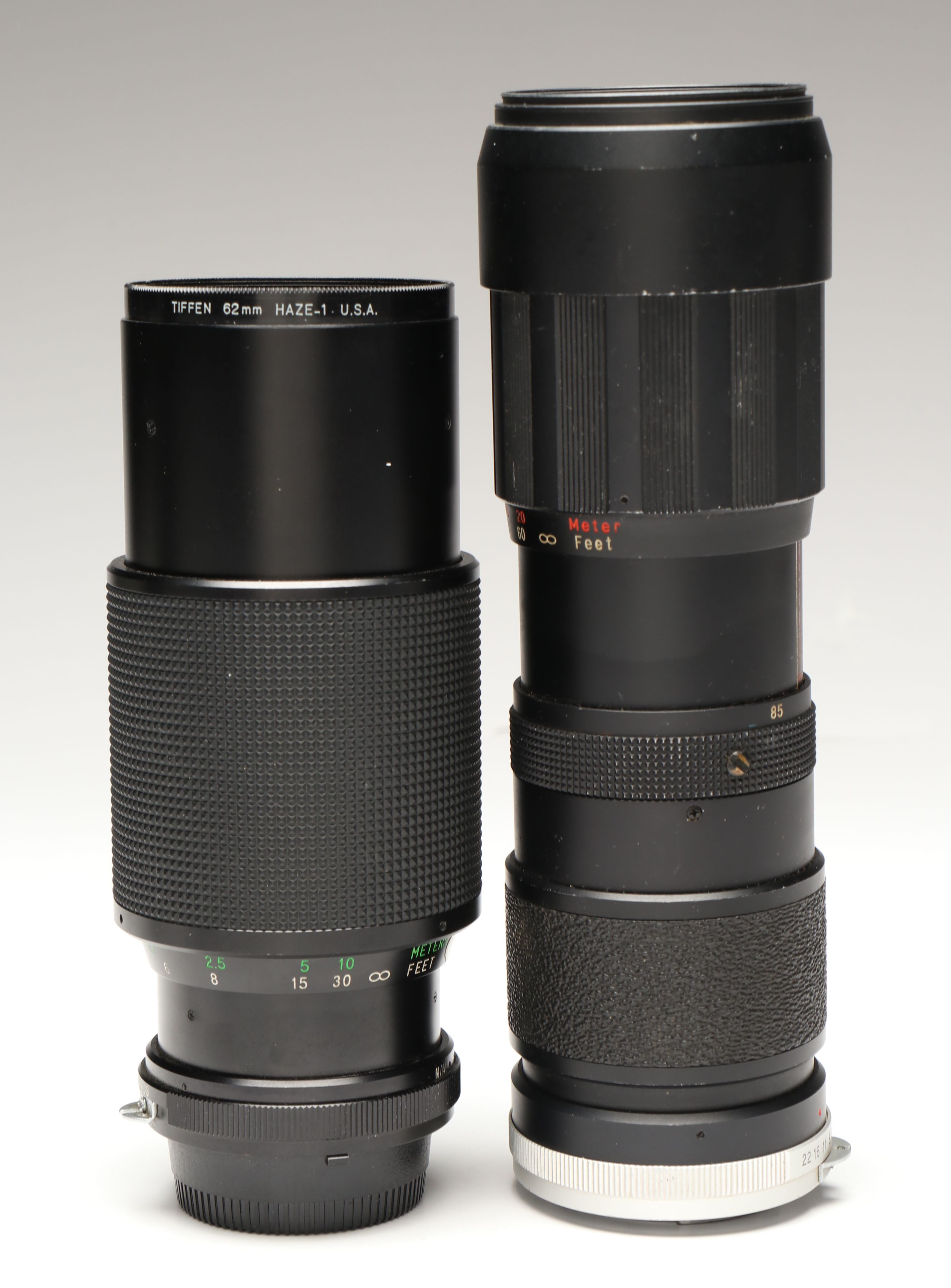 Panagor Tele Zoom Lens with Other Vivitar Lenses