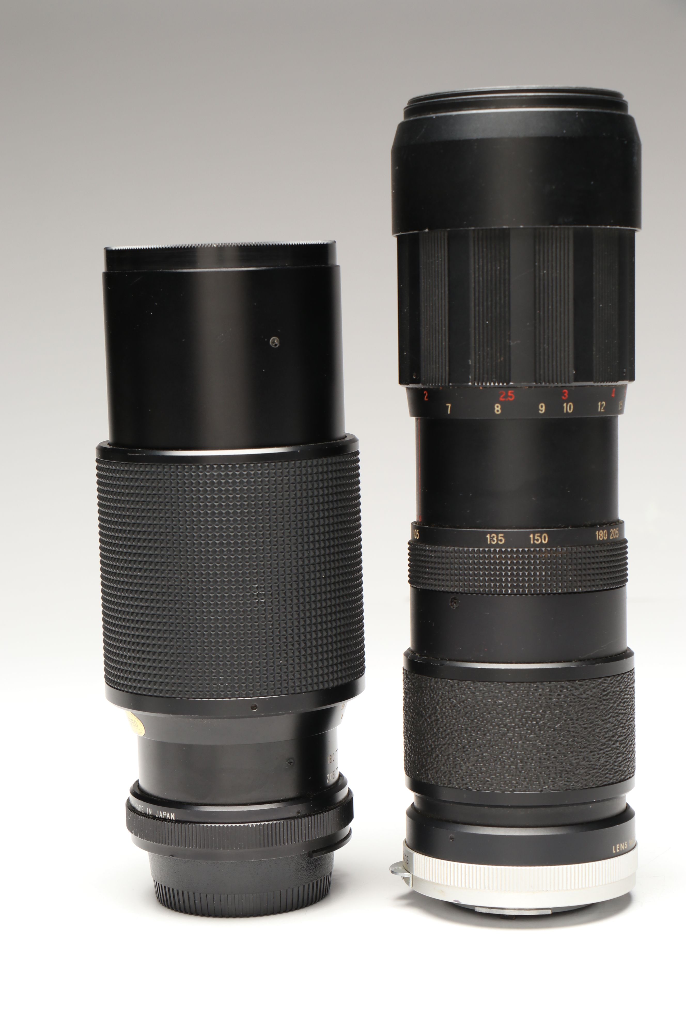 Panagor Tele Zoom Lens with Other Vivitar Lenses