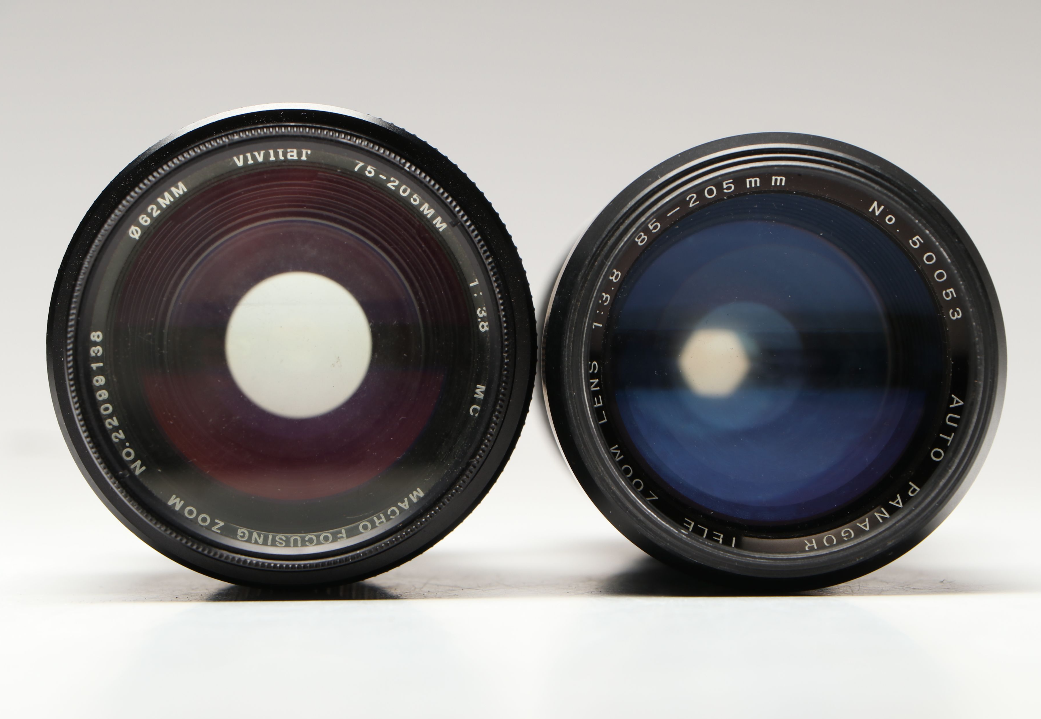 Panagor Tele Zoom Lens with Other Vivitar Lenses