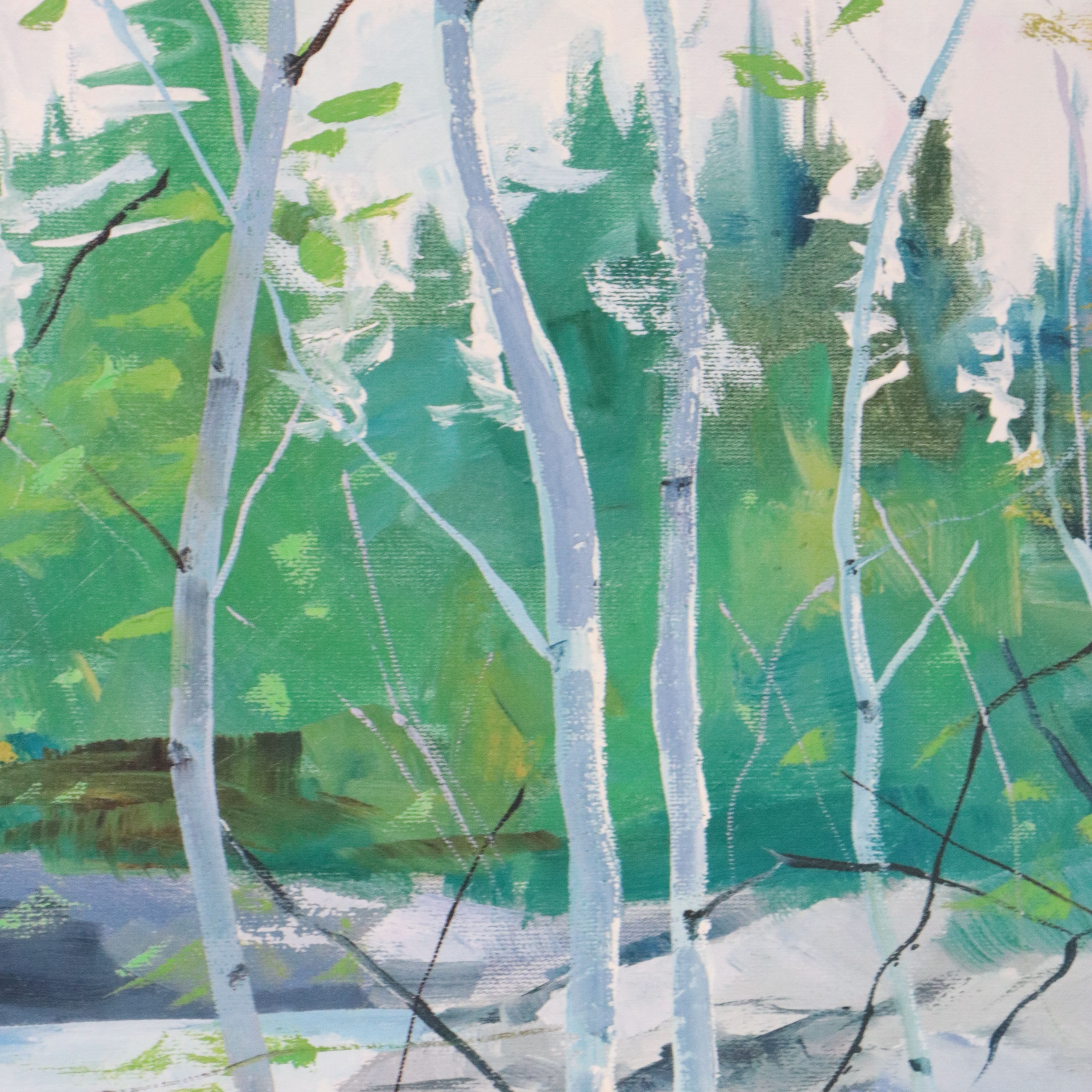 Large-Scale Giclée After Graham Forsythe "Oxtongue Rapids," 21st Century