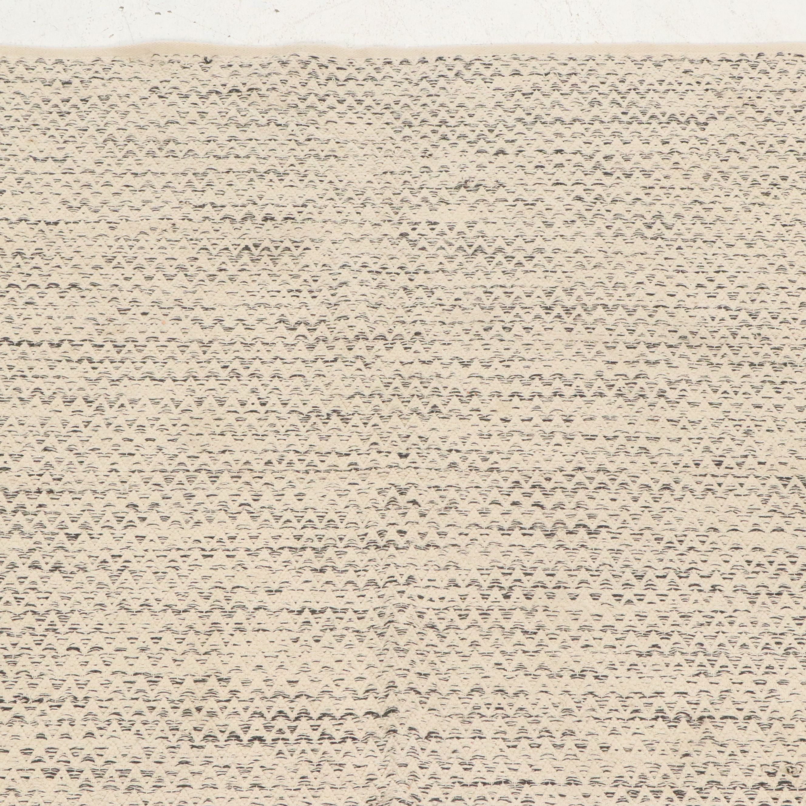 4'10 x 6'9 Machine Made Patina Vie "Casual Collection" Geometric Cotton Area Rug