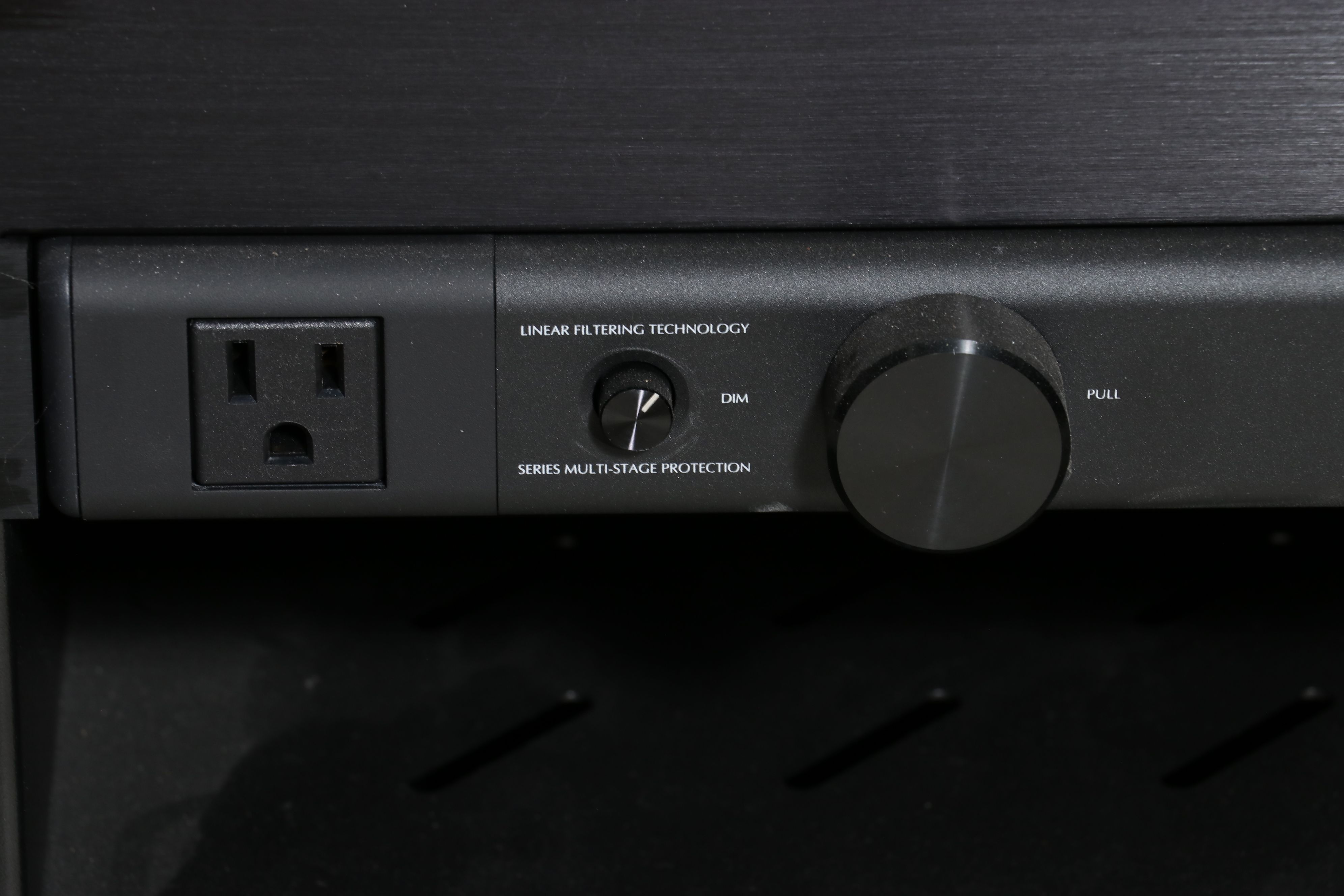 Omnimount Enclosed Equipment Rack with Marantz, PF Power, Other Components