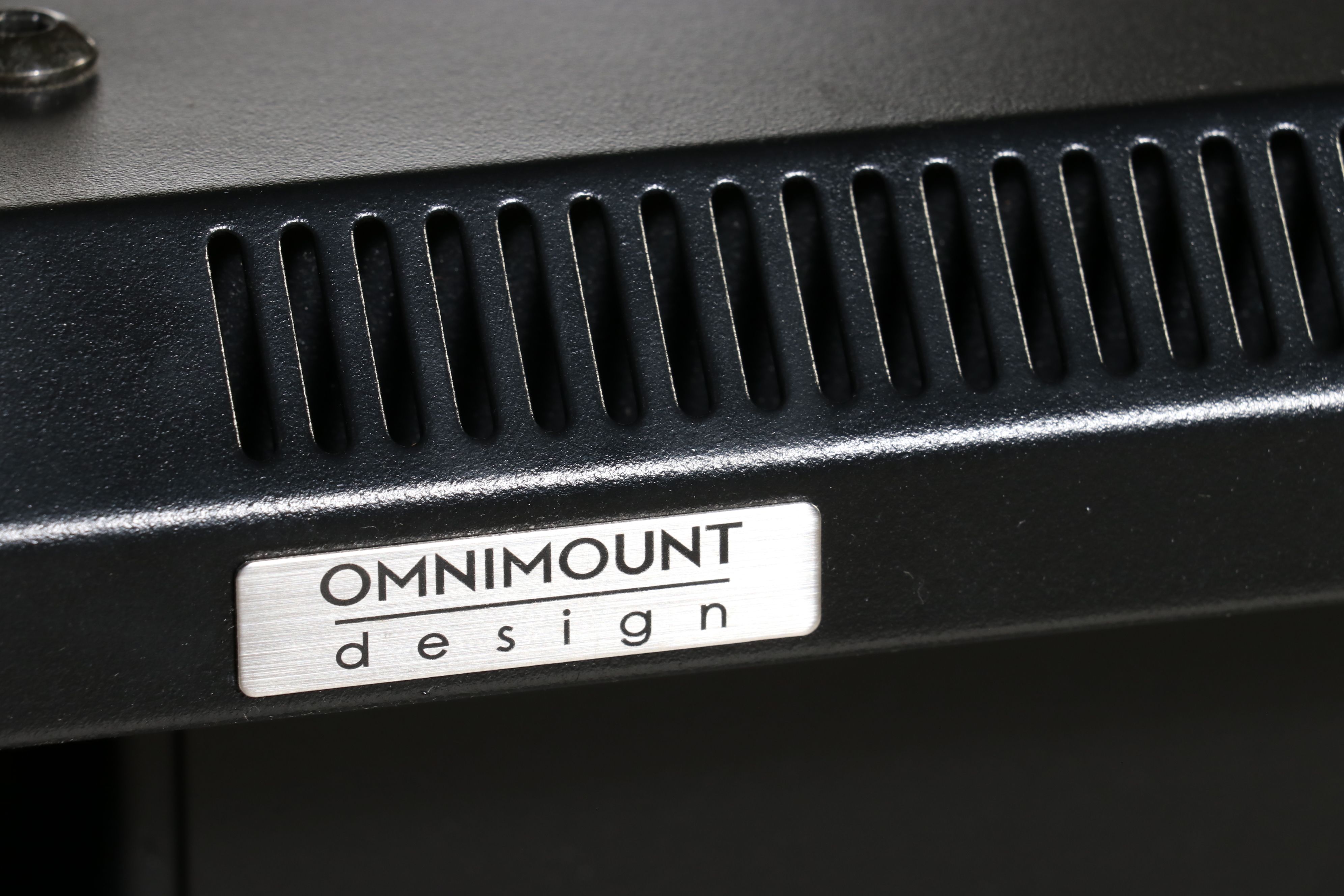 Omnimount Enclosed Equipment Rack with Marantz, PF Power, Other Components
