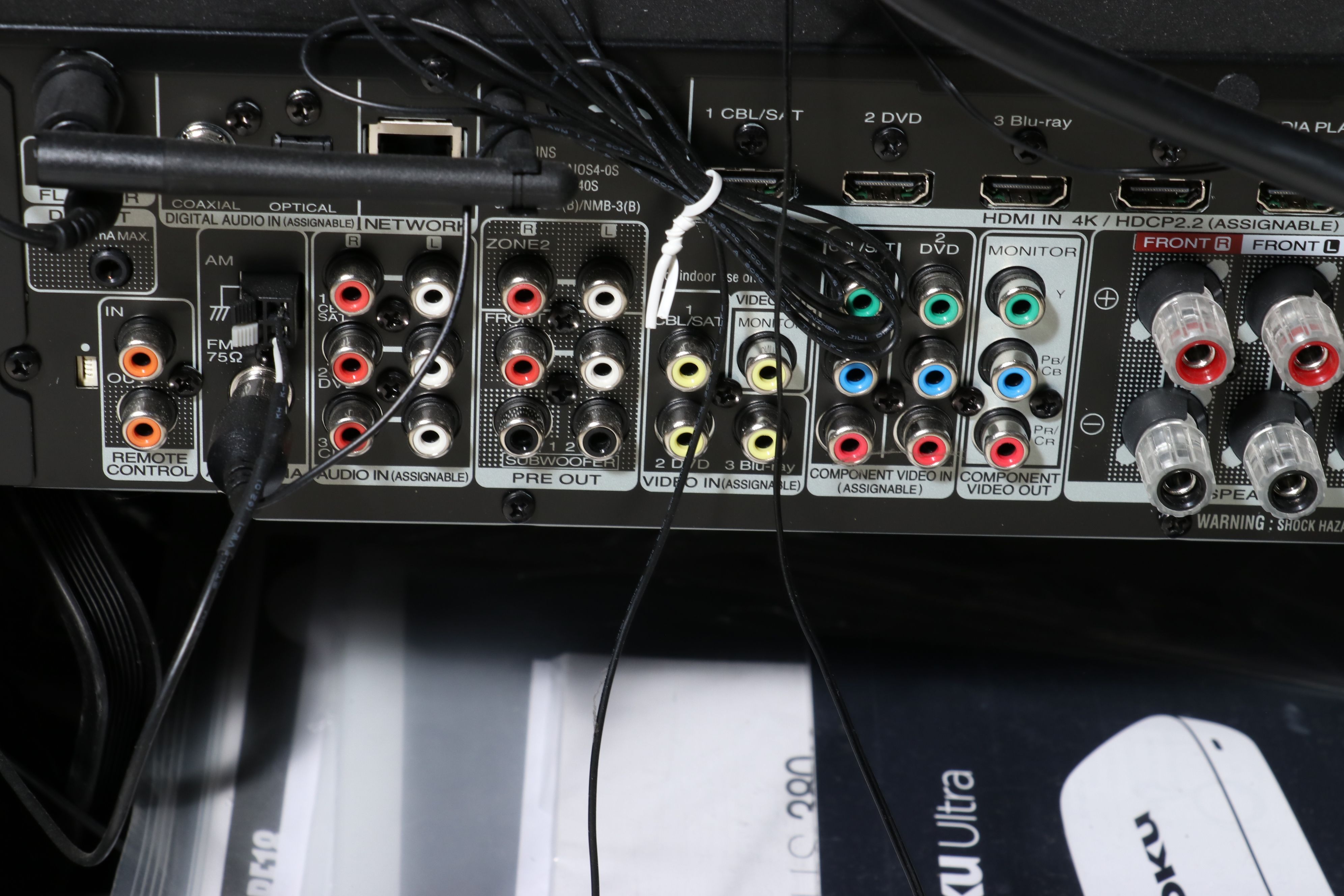 Omnimount Enclosed Equipment Rack with Marantz, PF Power, Other Components