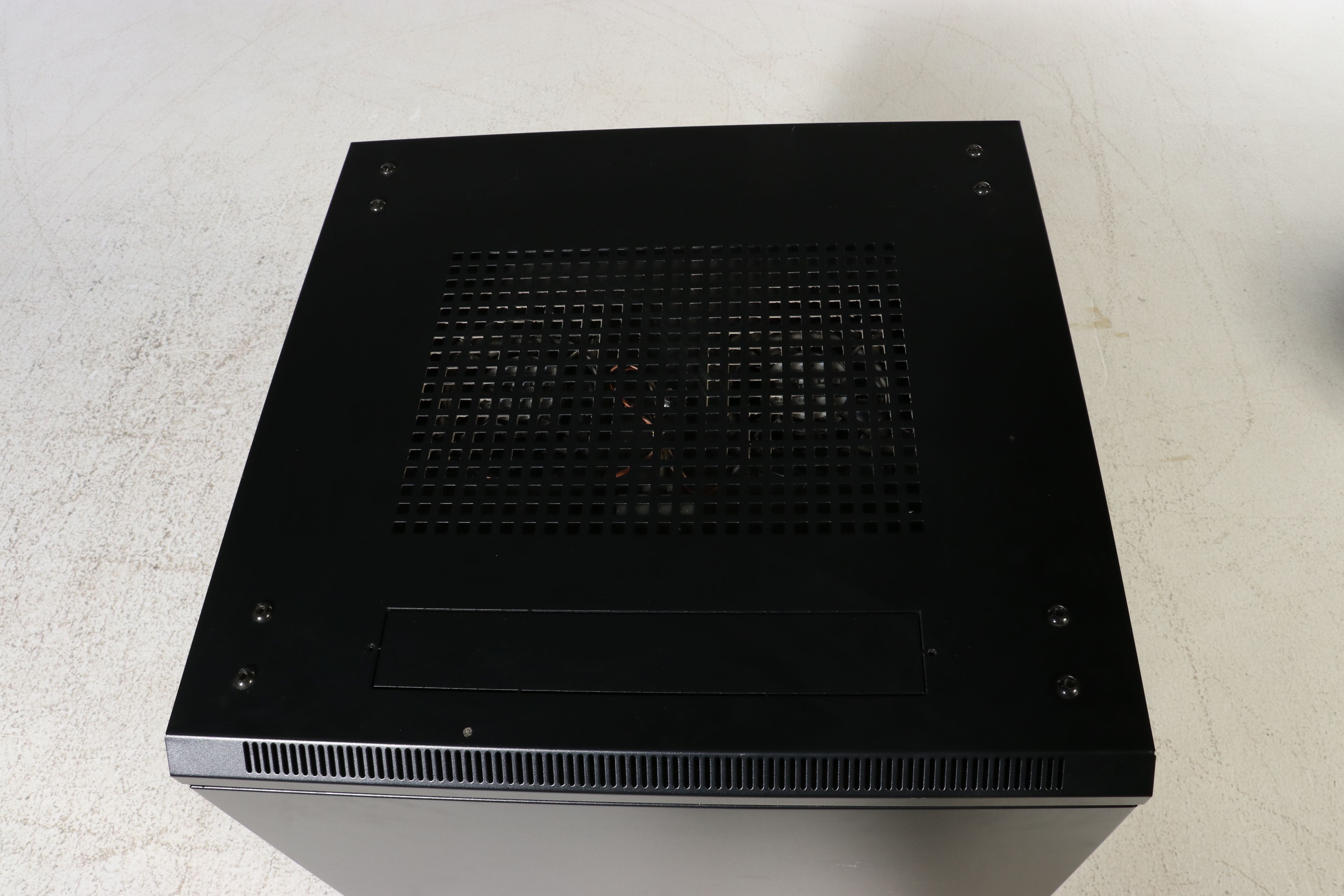 Omnimount Enclosed Equipment Rack with Marantz, PF Power, Other Components