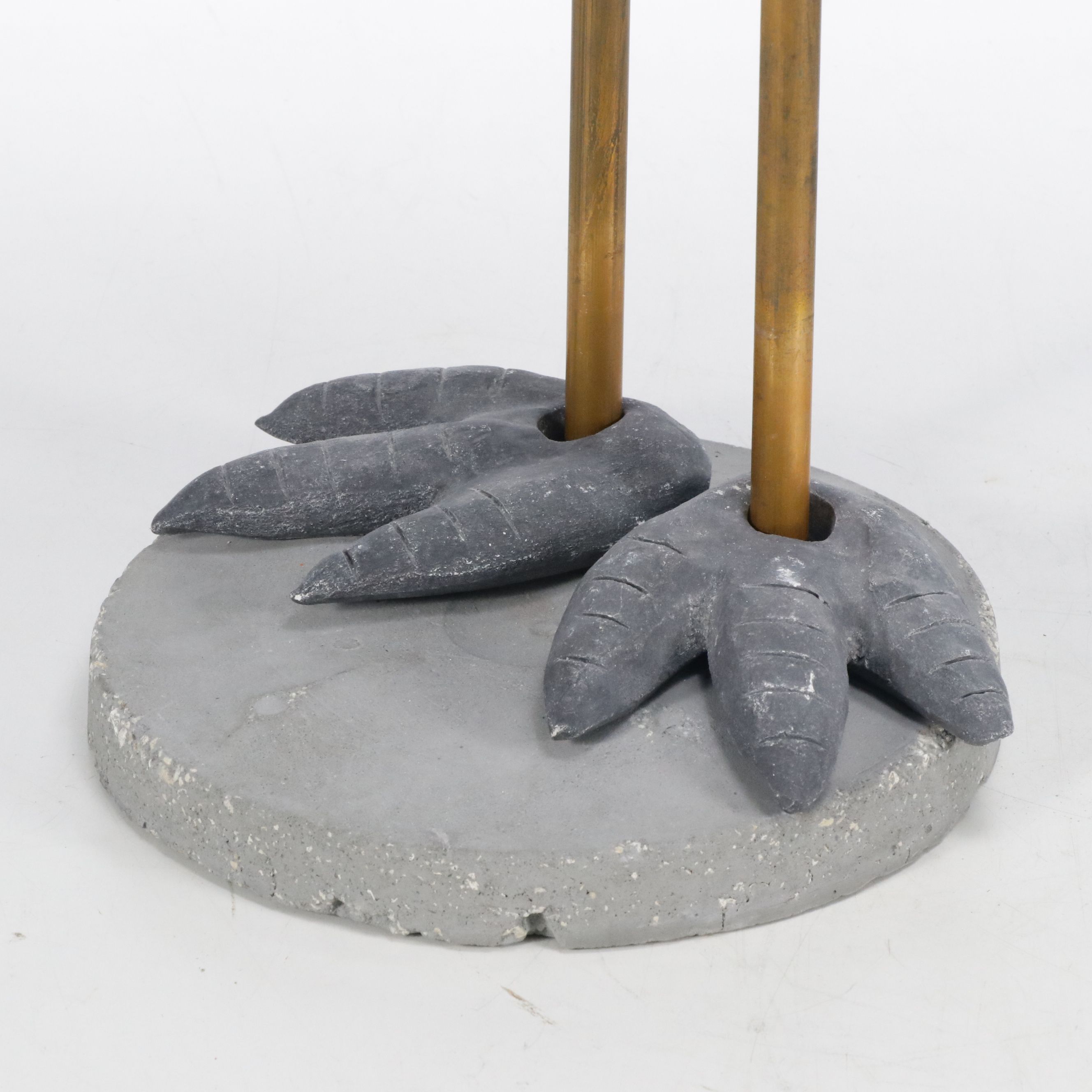 Aletha Rector Art Pottery Polychrome Bird Sculpture with Beads