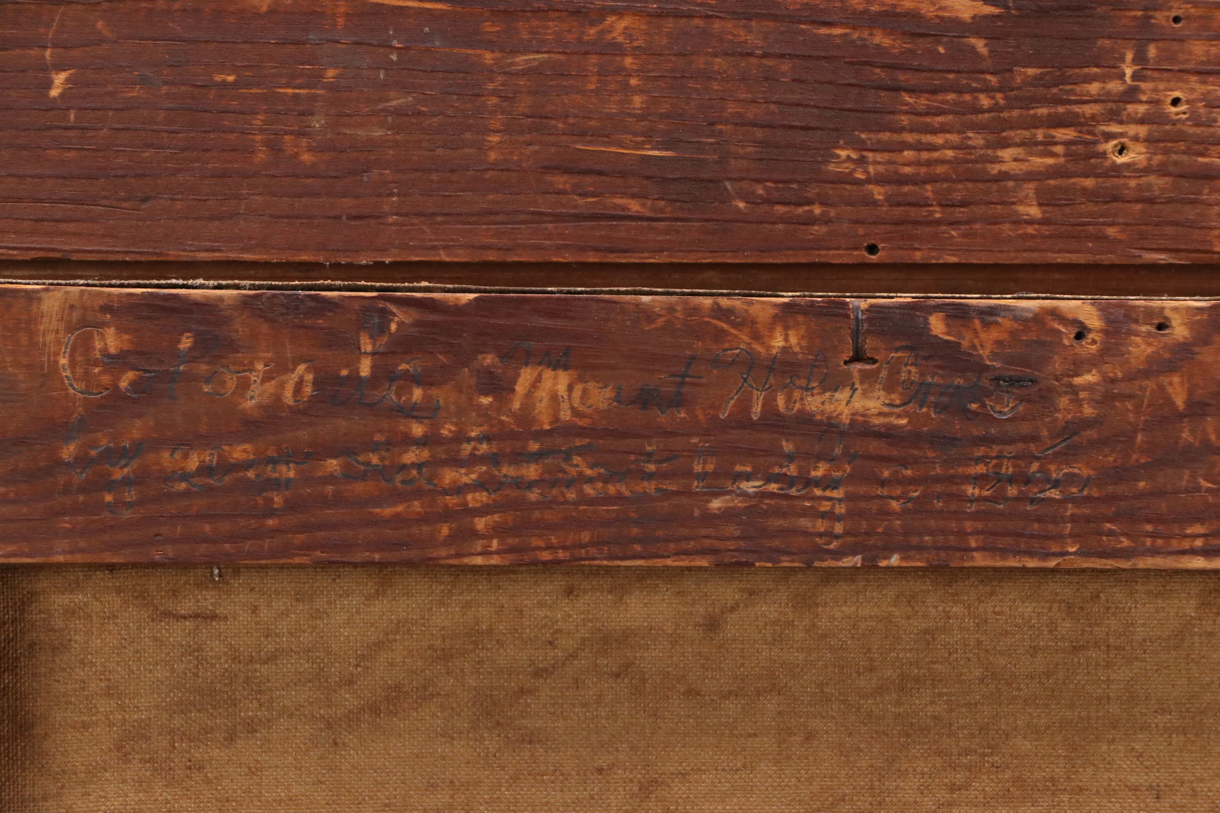 Oil Painting of Mount of the Holy Cross Landscape; Late 19th to Early 20th C.