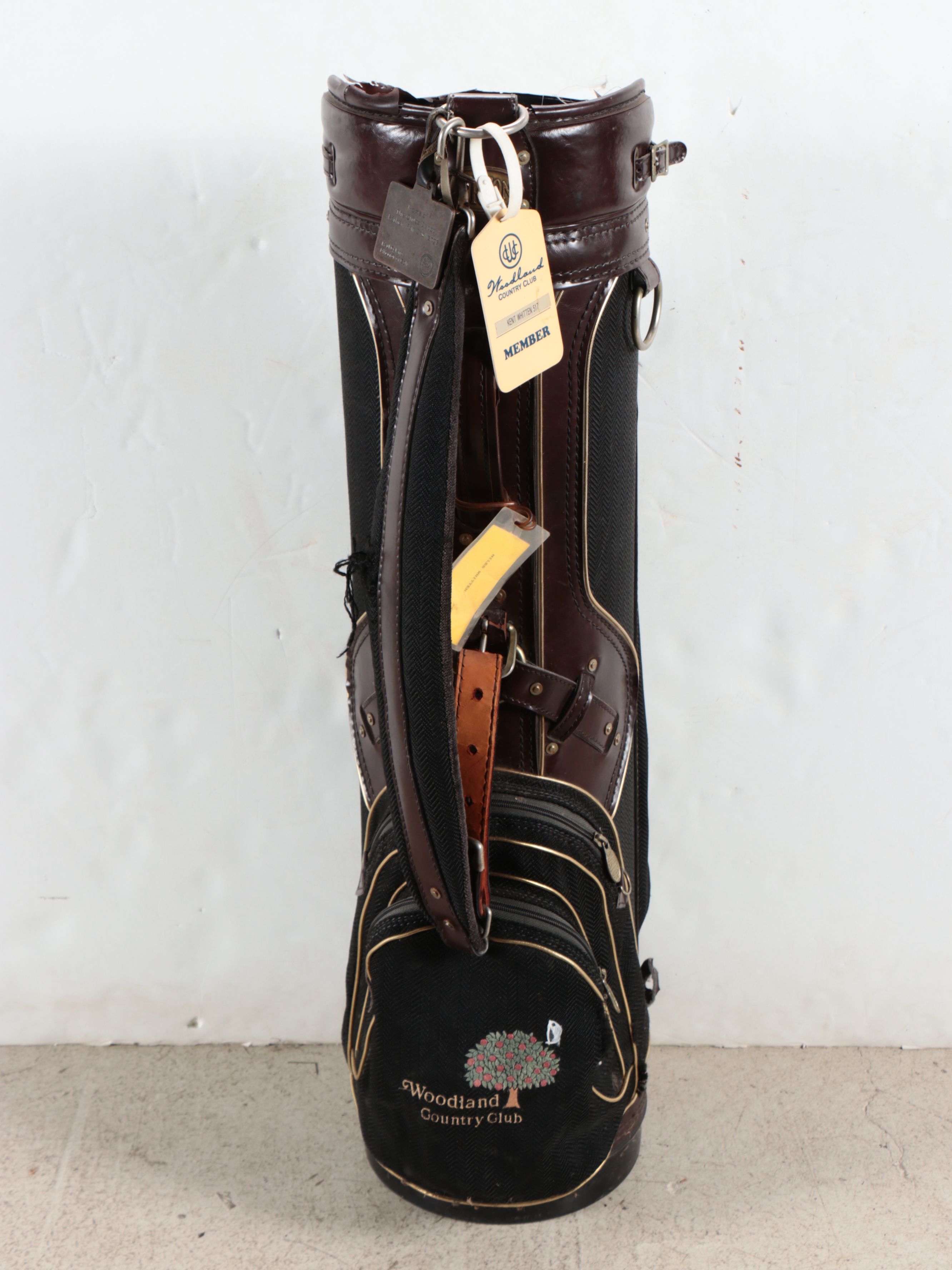Wilson "ProStaff" Golf Clubs with Embroidered Burton Golf Bag