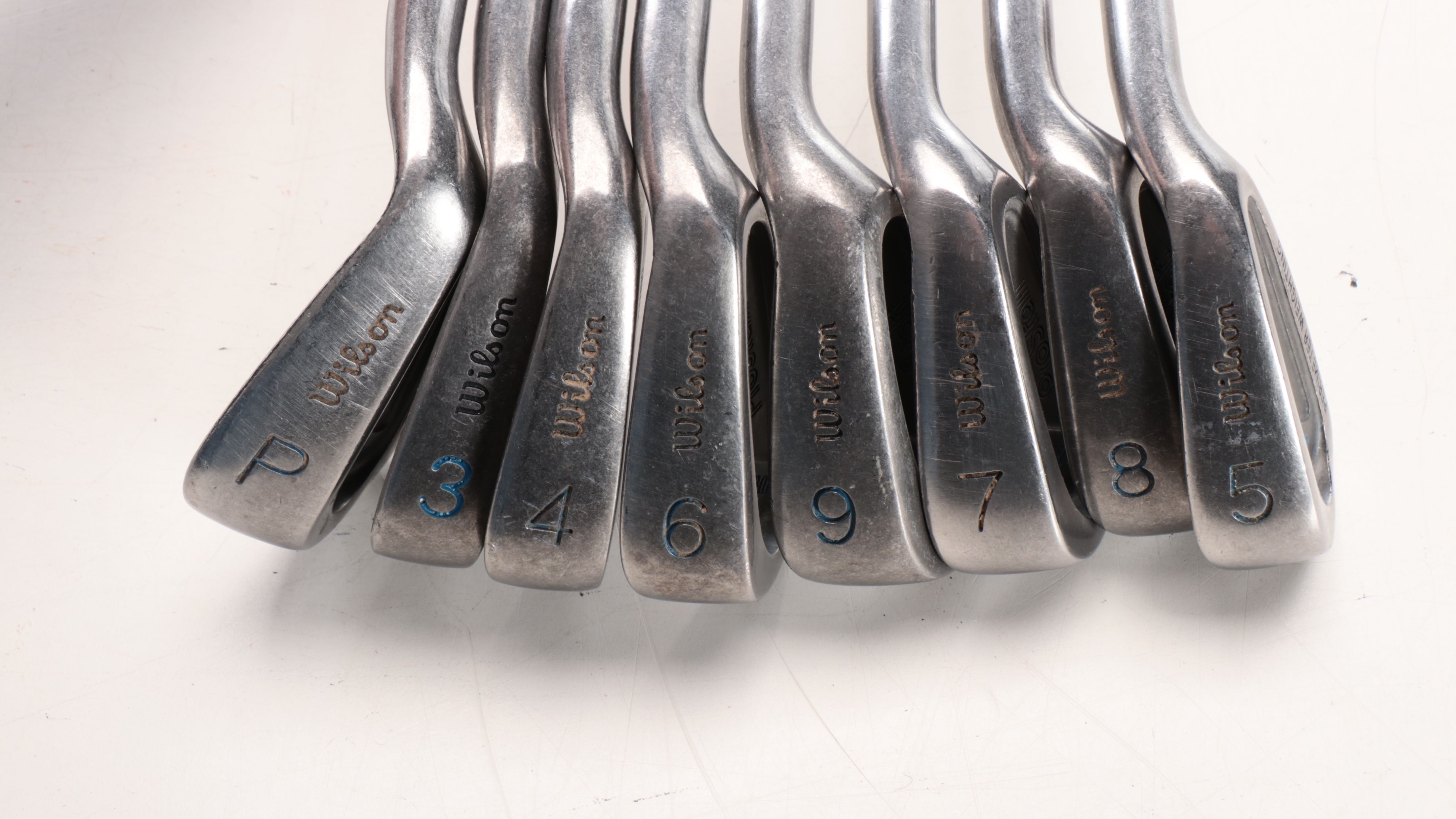 Wilson "ProStaff" Golf Clubs with Embroidered Burton Golf Bag