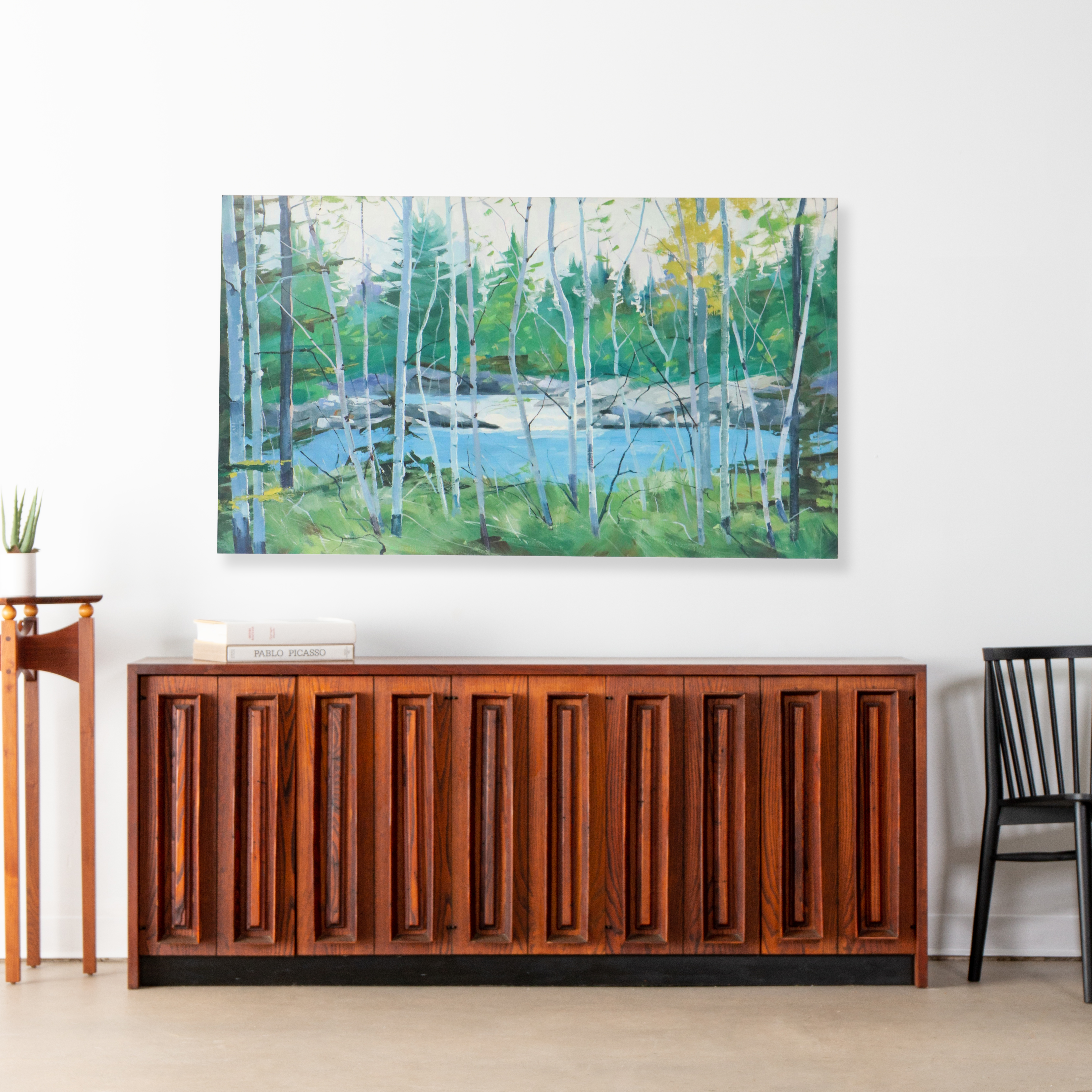 Large-Scale Giclée After Graham Forsythe "Oxtongue Rapids," 21st Century