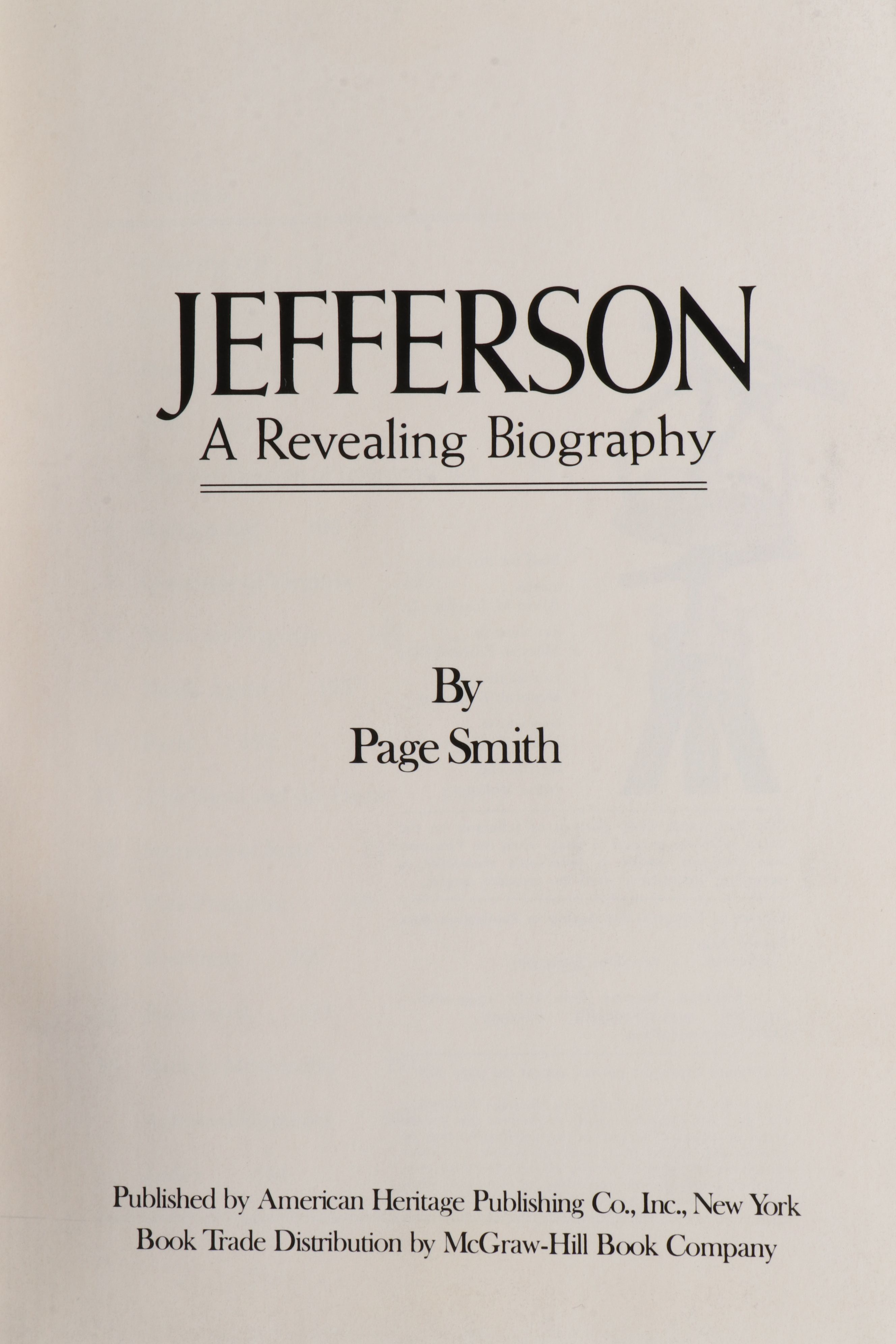 American Heritage "Adams and Jefferson" Two-Volume Box Set, 1976