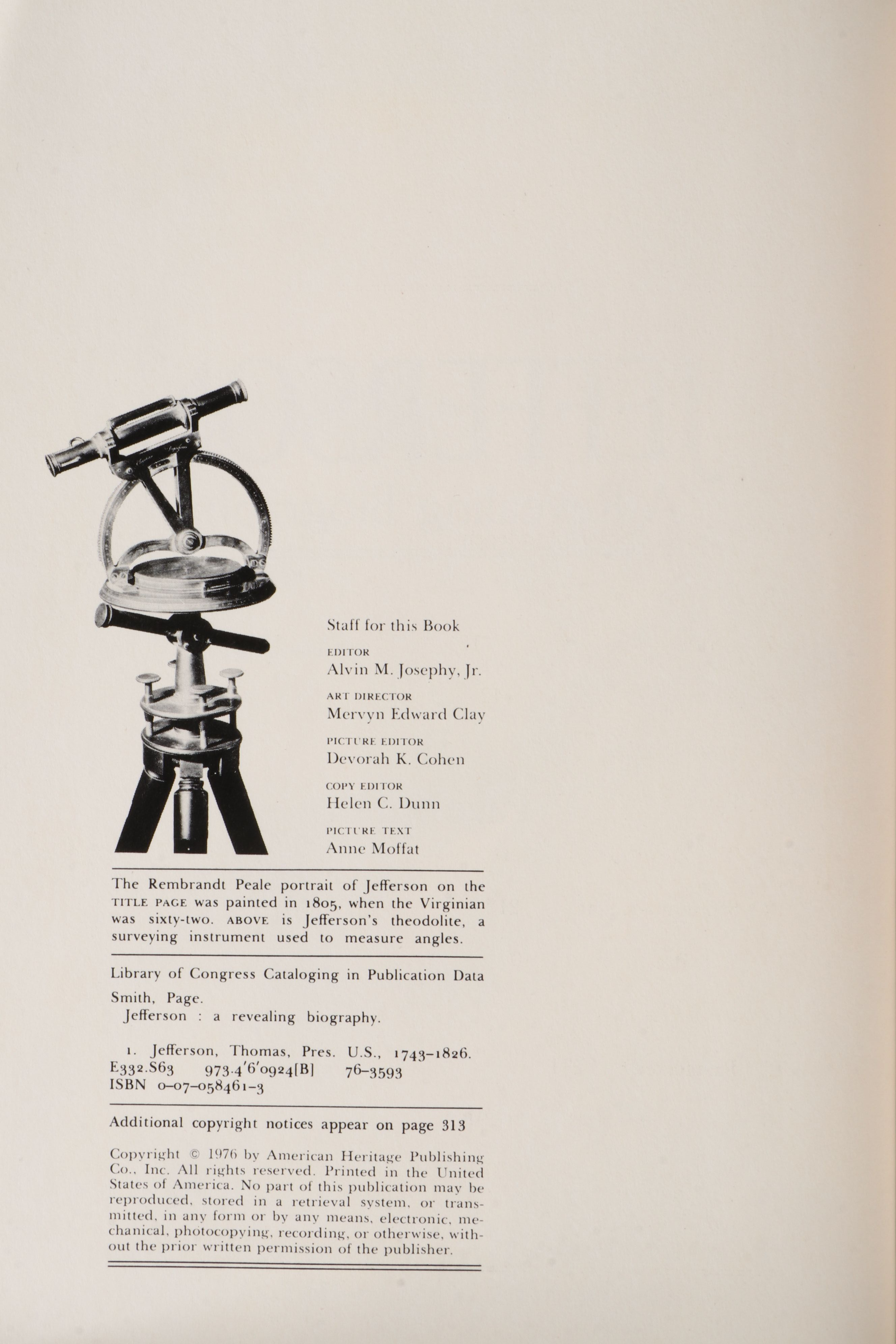 American Heritage "Adams and Jefferson" Two-Volume Box Set, 1976