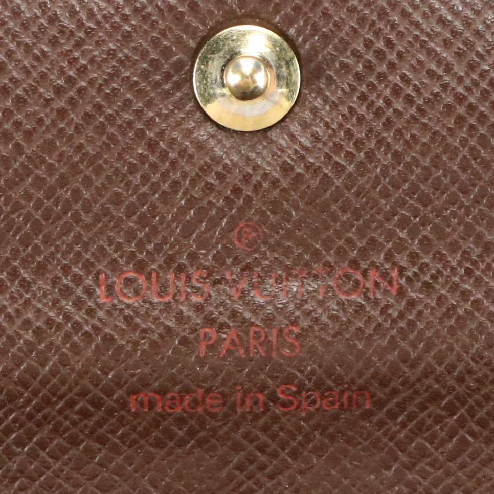 Louis Vuitton Sarah Wallet Damier Ebene Canvas and Leather