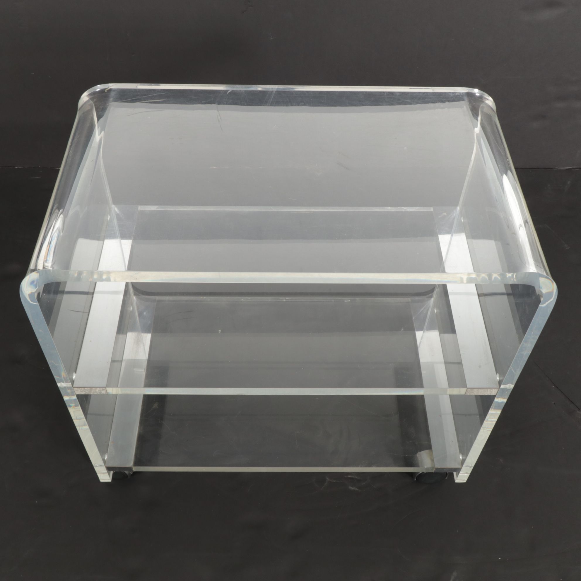 Modernist Acrylic Bar Cart