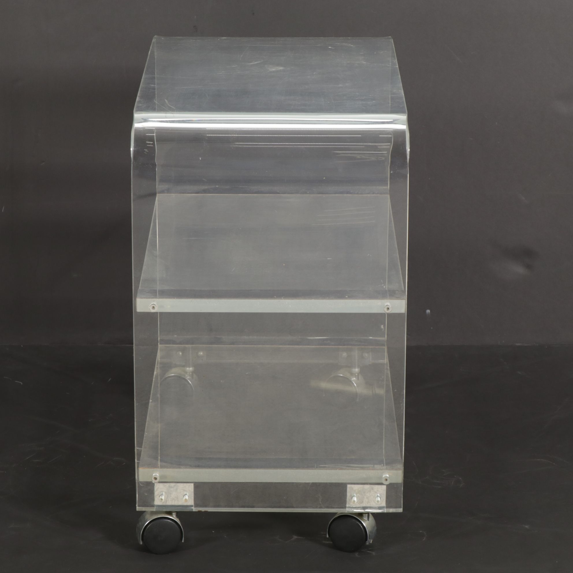 Modernist Acrylic Bar Cart