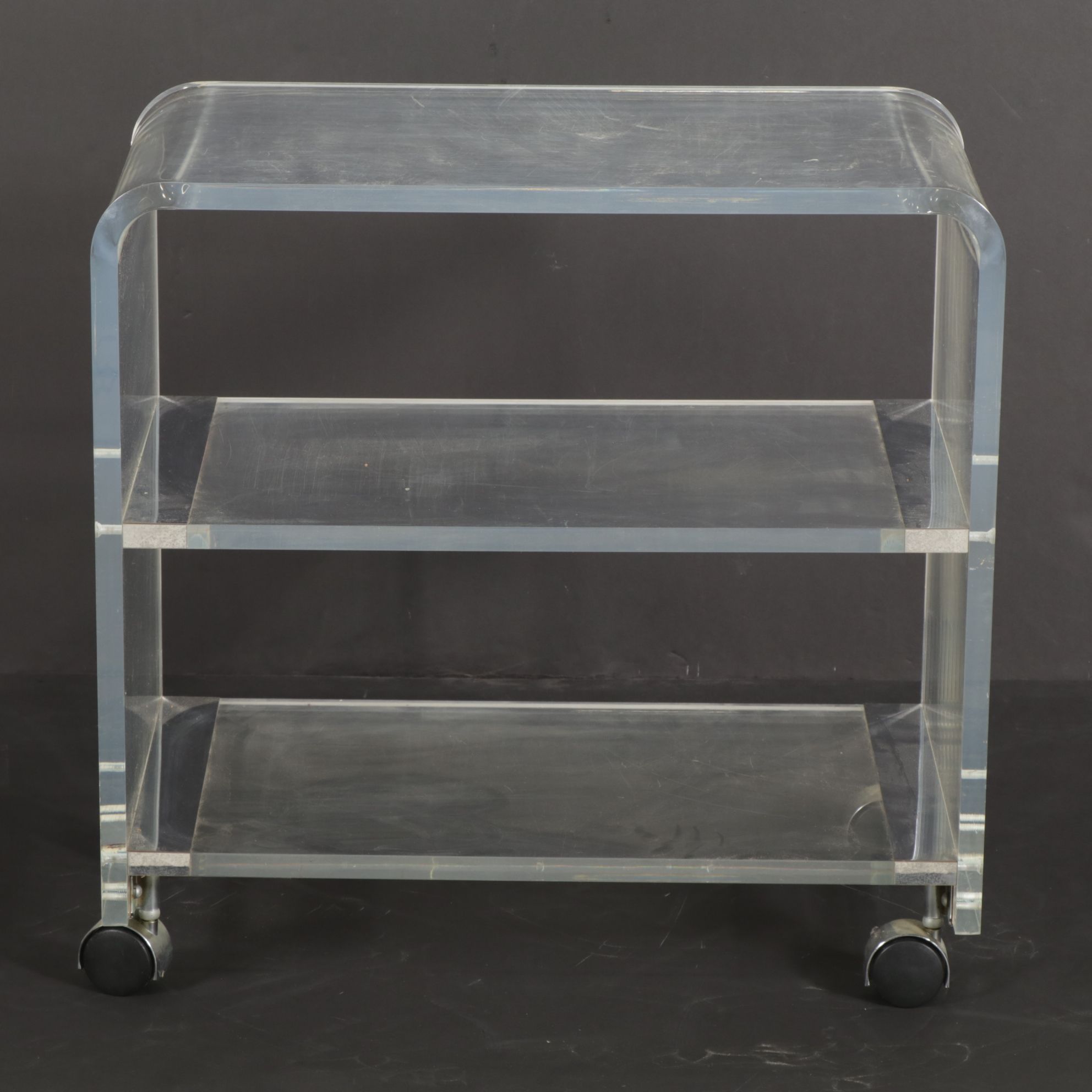 Modernist Acrylic Bar Cart