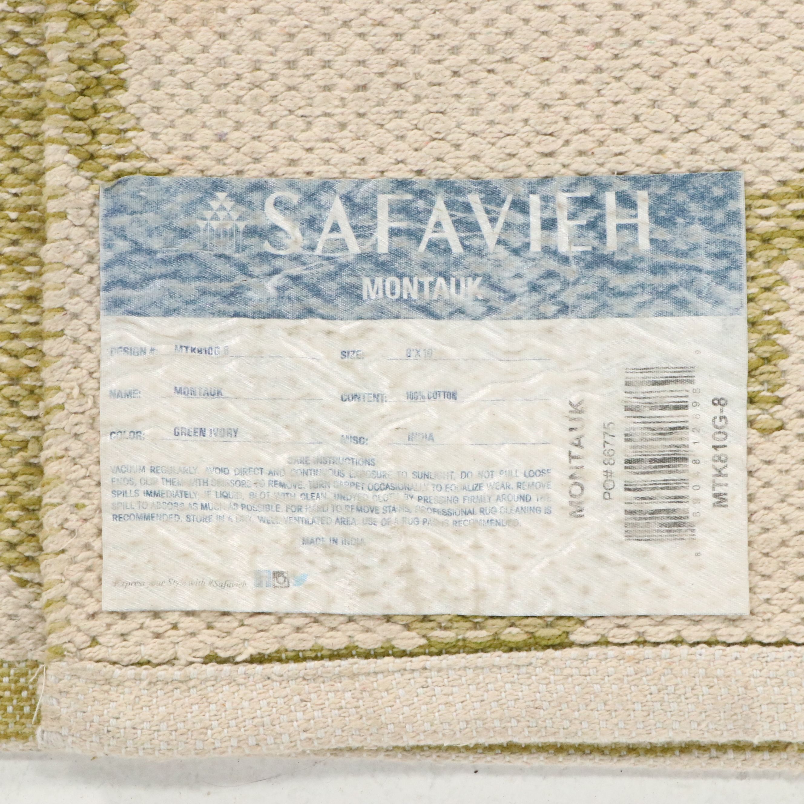 7'7 x 10'2 Handmade Safavieh Montauk Collection "Everly" Area Rug