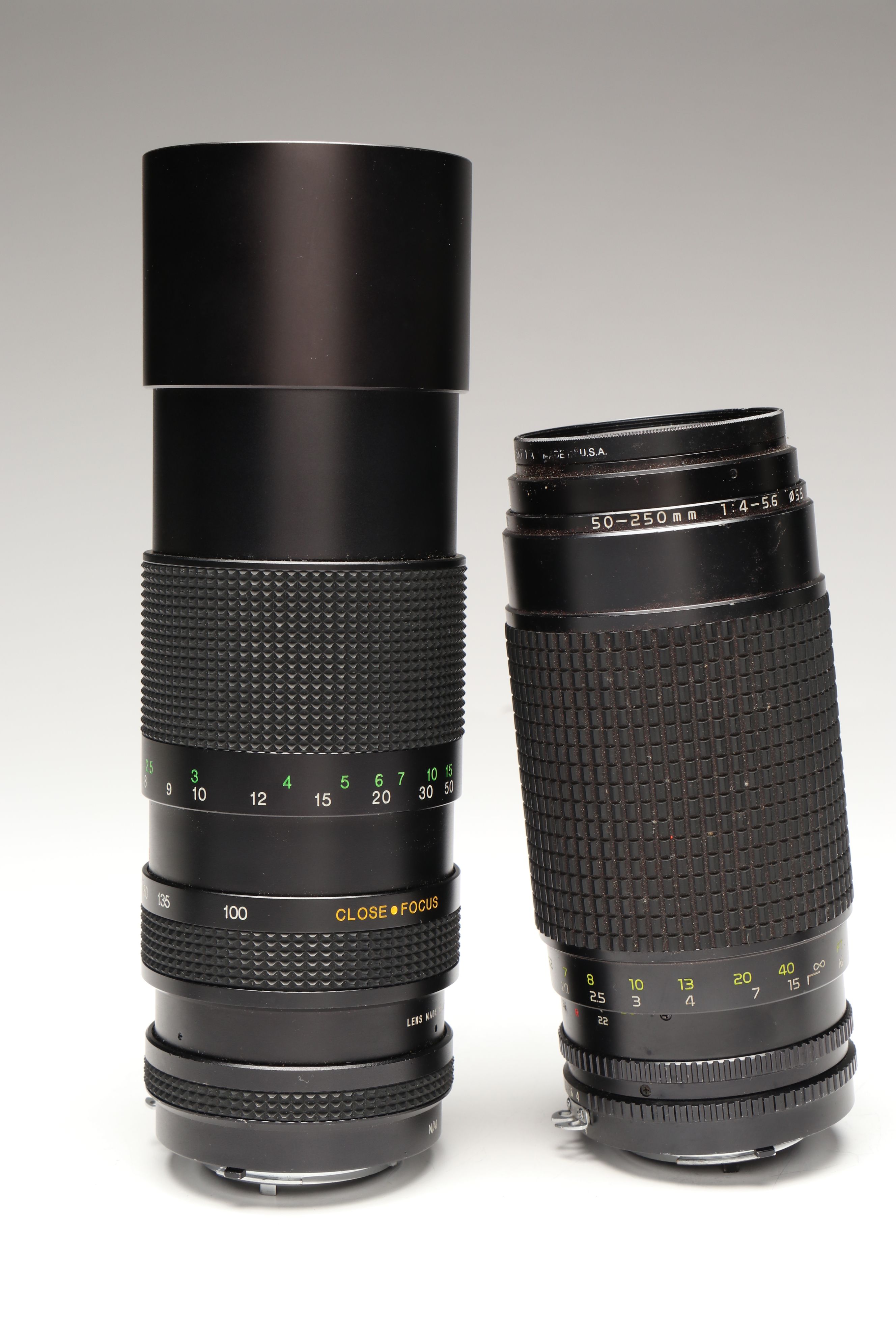 Tokina AT-X, Vivitar SMS, and More Zoom Lenses with Nikon Flash Fan Attachment