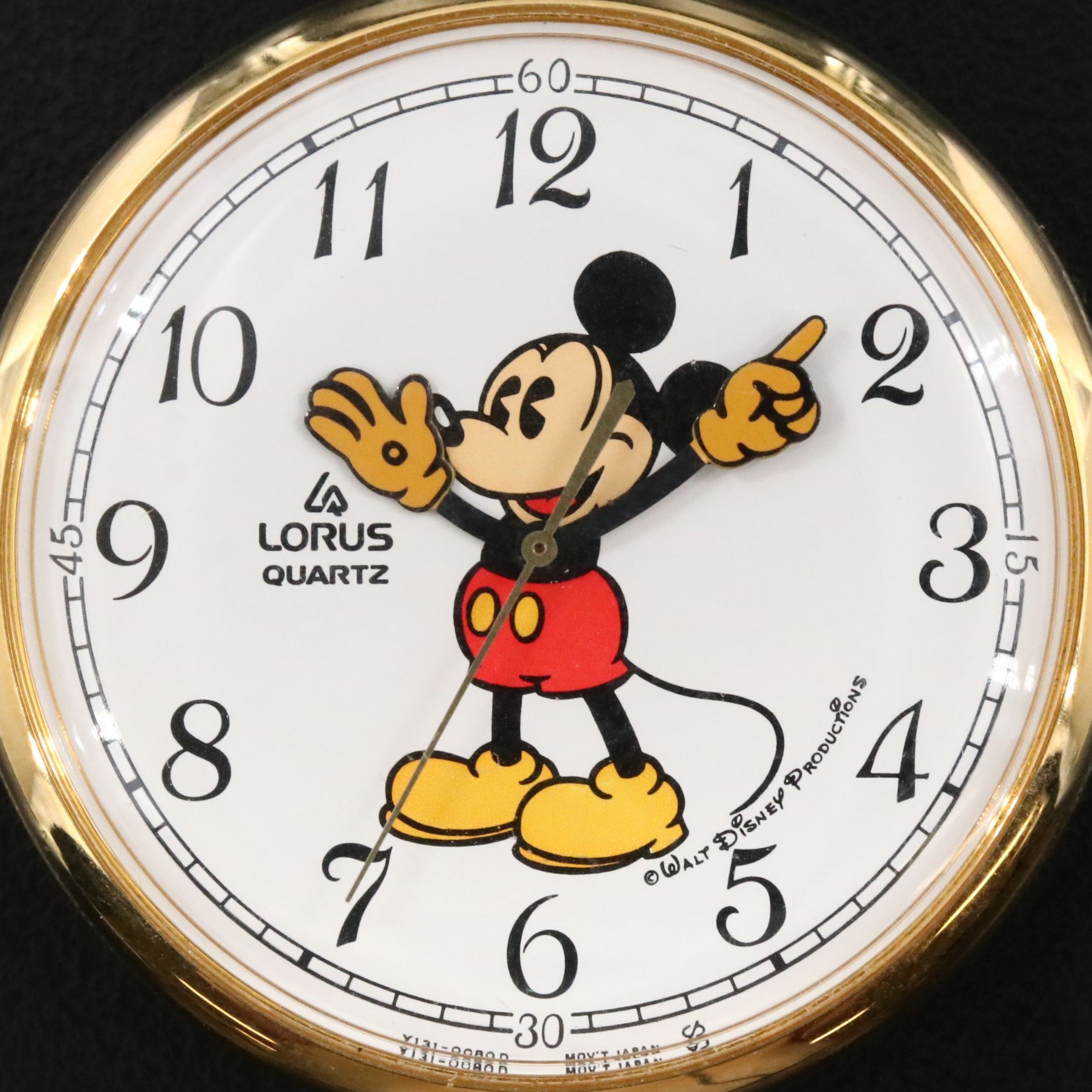 Lorus Mickey Mouse Pocket Watch with 14K Fob # Y131-0010