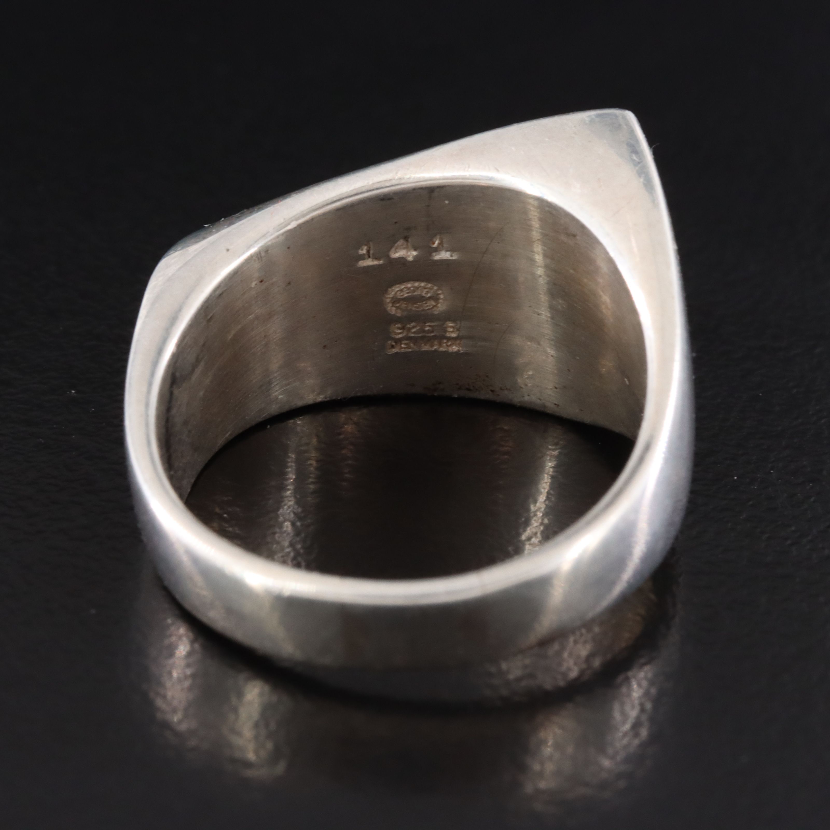 Modernist Henning Koppel for Georg Jensen Sterling Ring, No. 141
