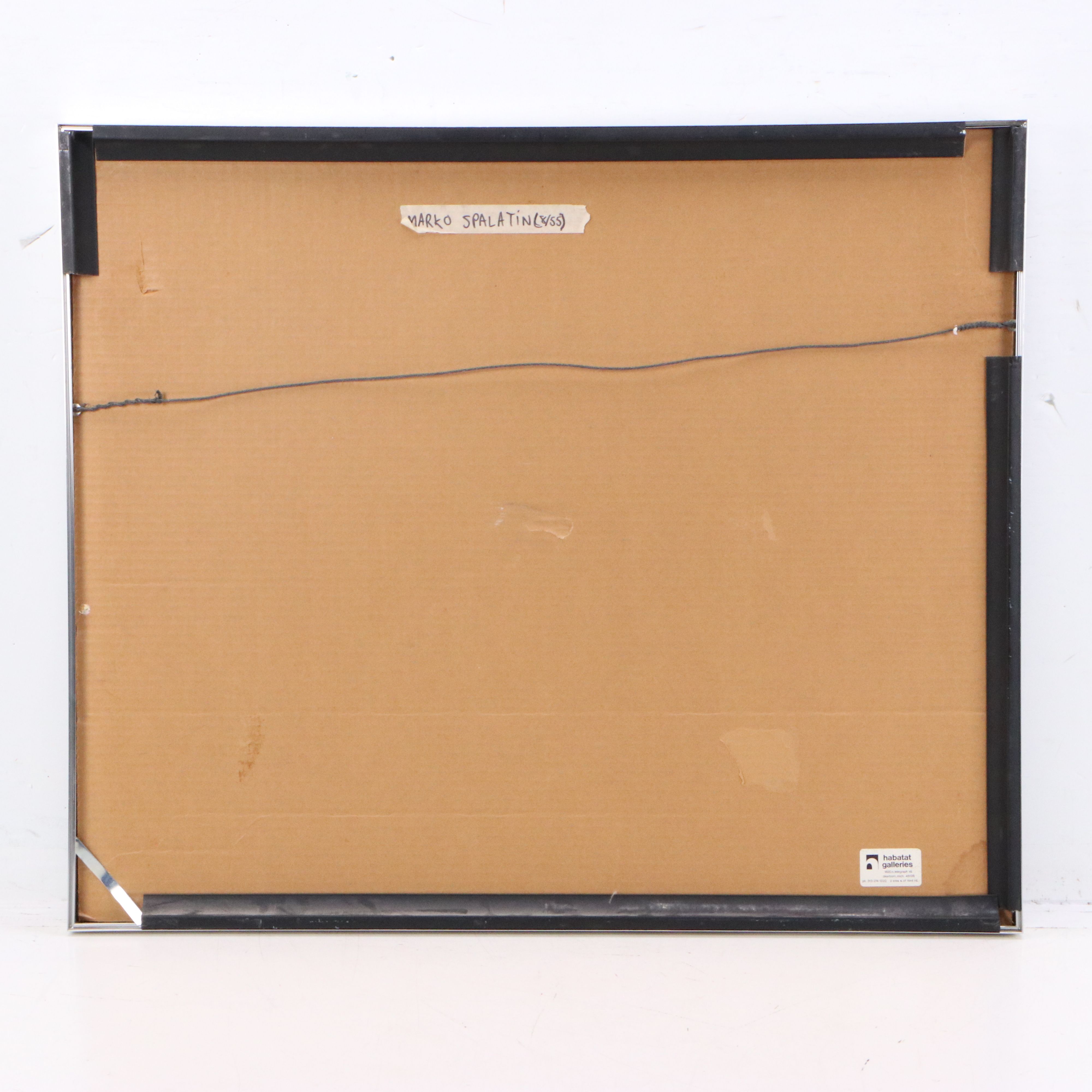 Marko Spalatin Serigraph "Six Cubes" with Signed Art Book, 1970