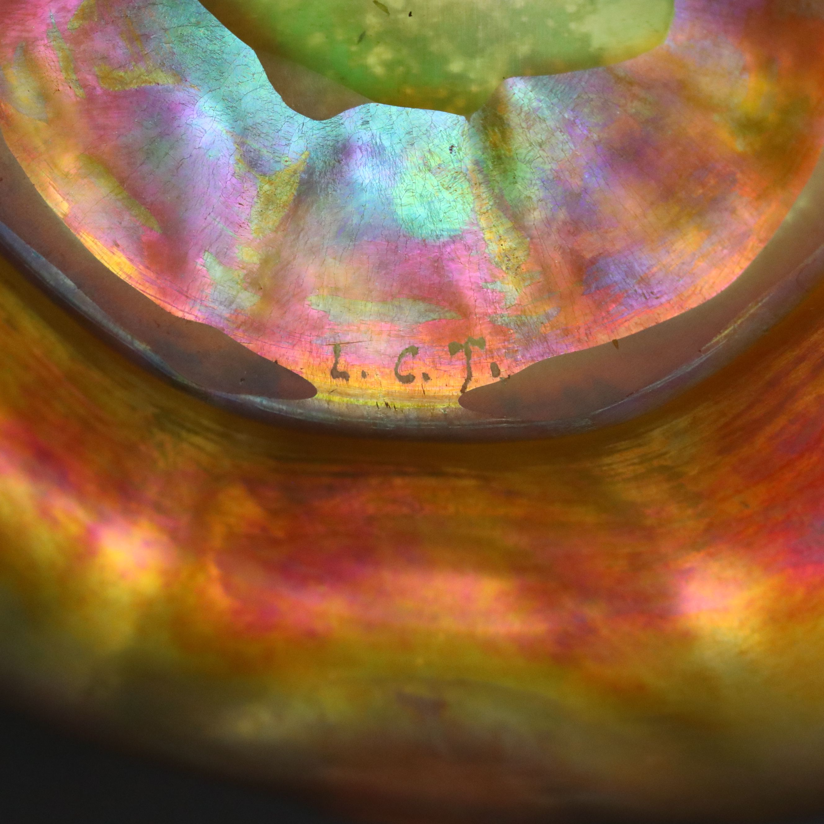 Louis Comfort Tiffany Favrile Art Glass Finger Bowls and Underplates