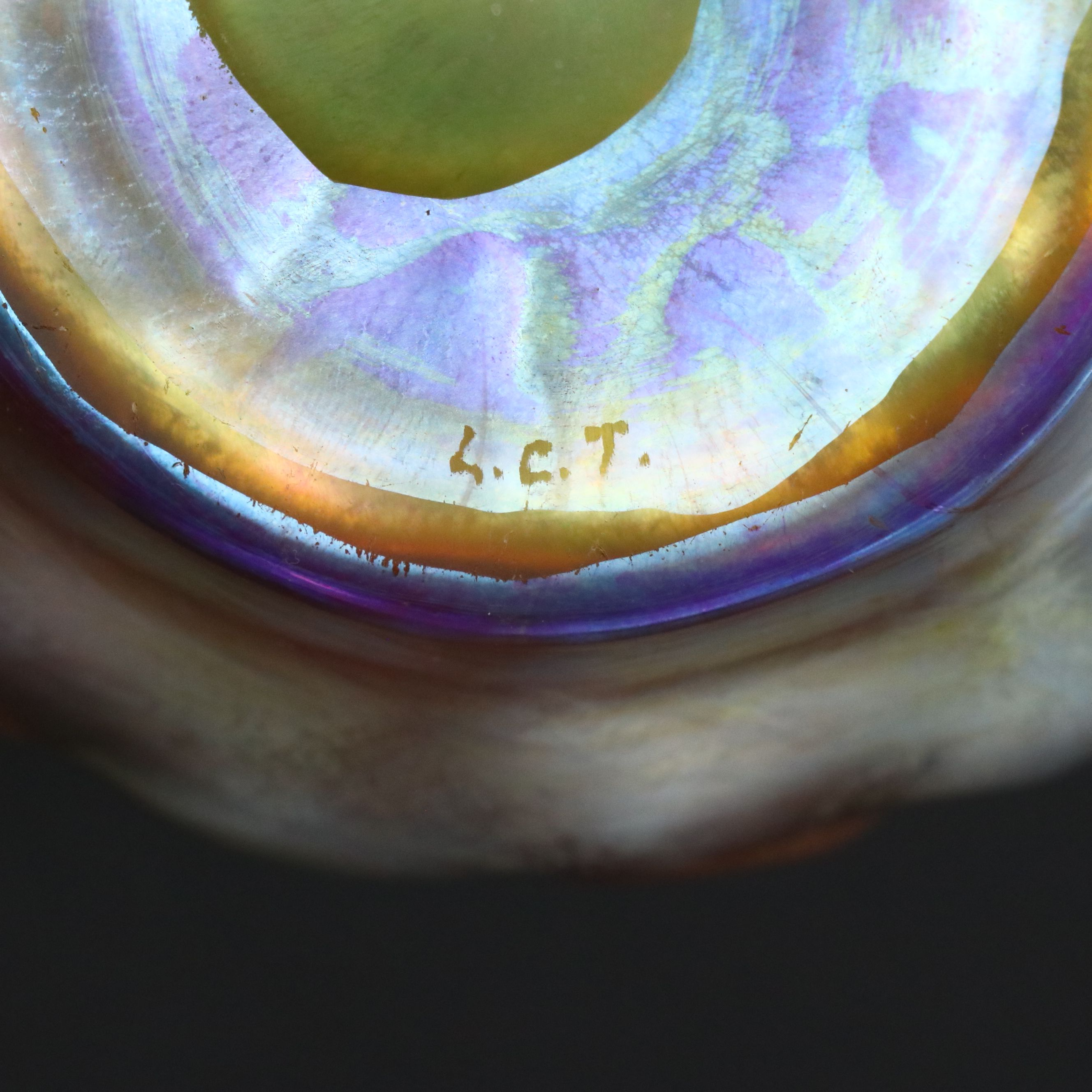 Louis Comfort Tiffany Favrile Art Glass Finger Bowls and Underplates
