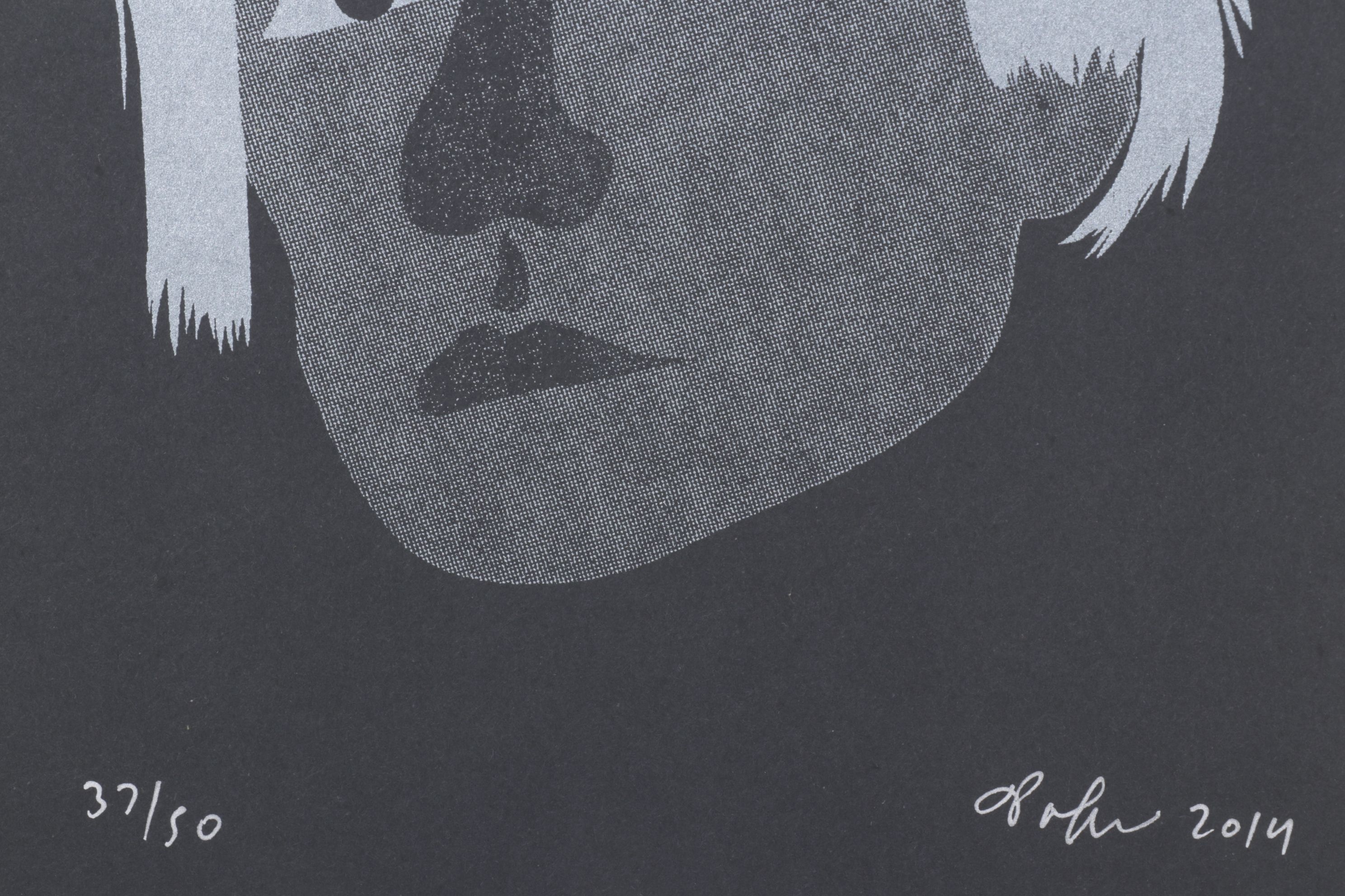David Pohl Serigraph "Andy Warhol Silver Screen", 2014