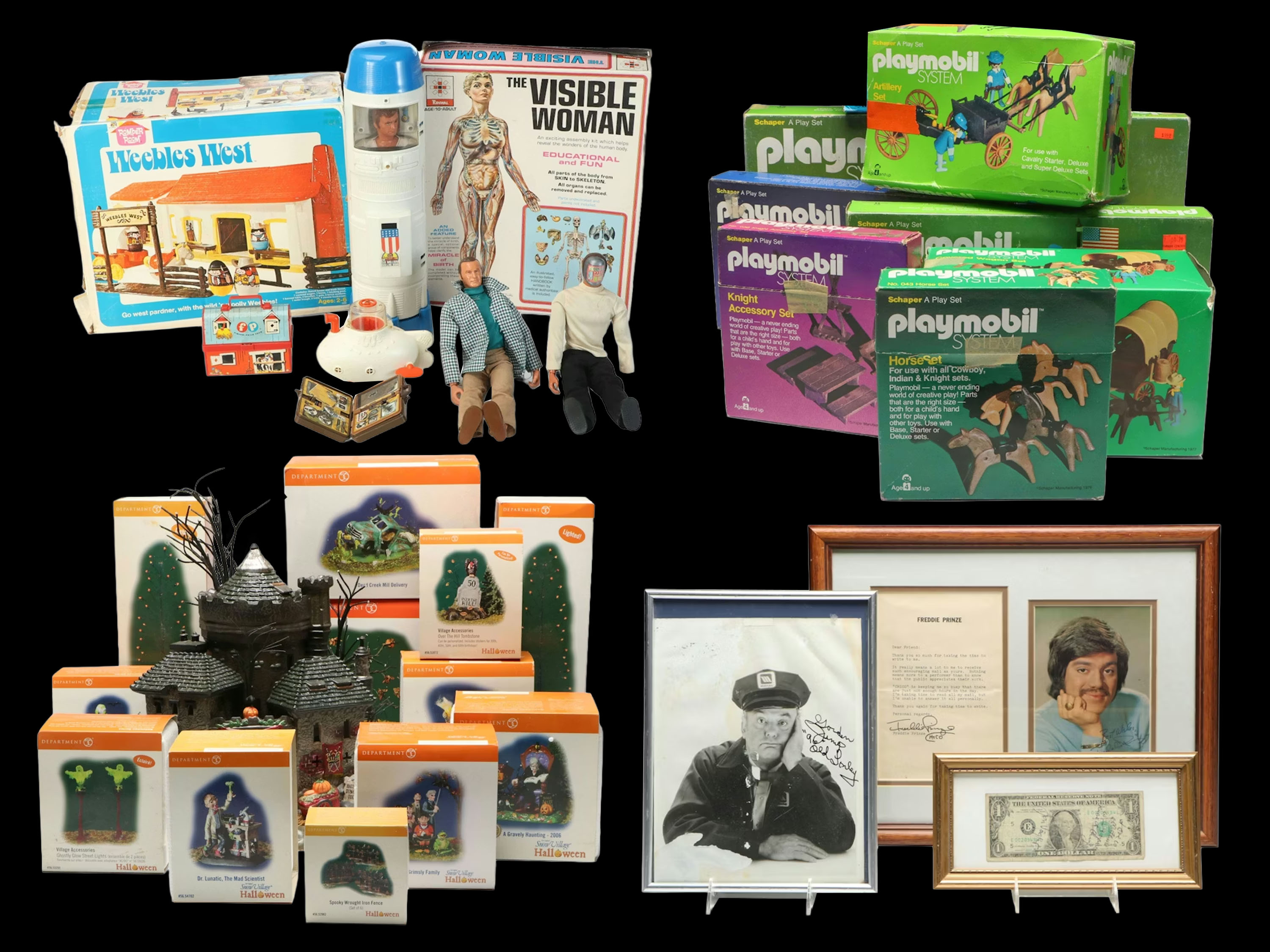 The Nostalgia Vault: Department 56, Autographs & Classic Toys