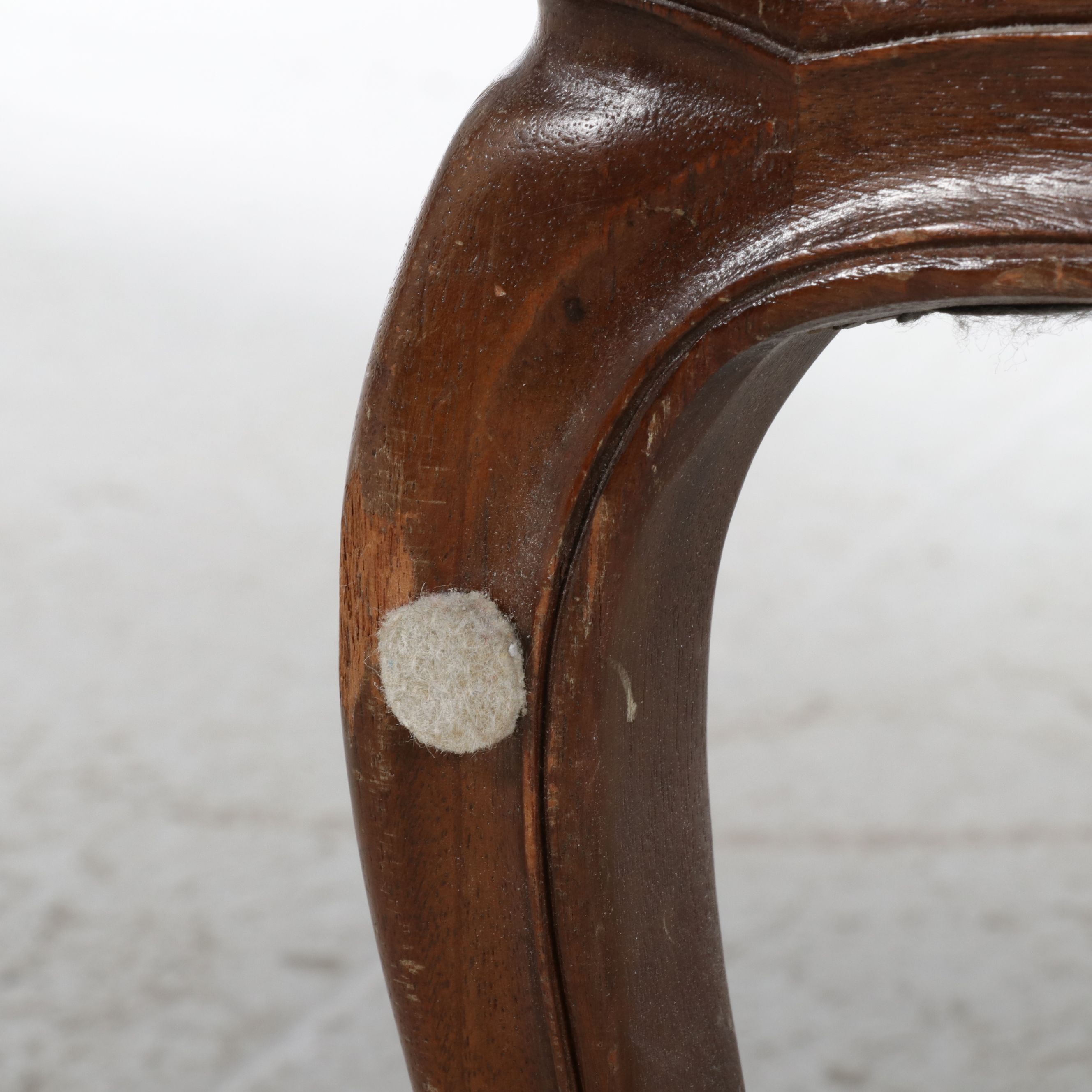 French Provincial Style Needlepoint Upholstered Bench, Mid to Late 20th Century