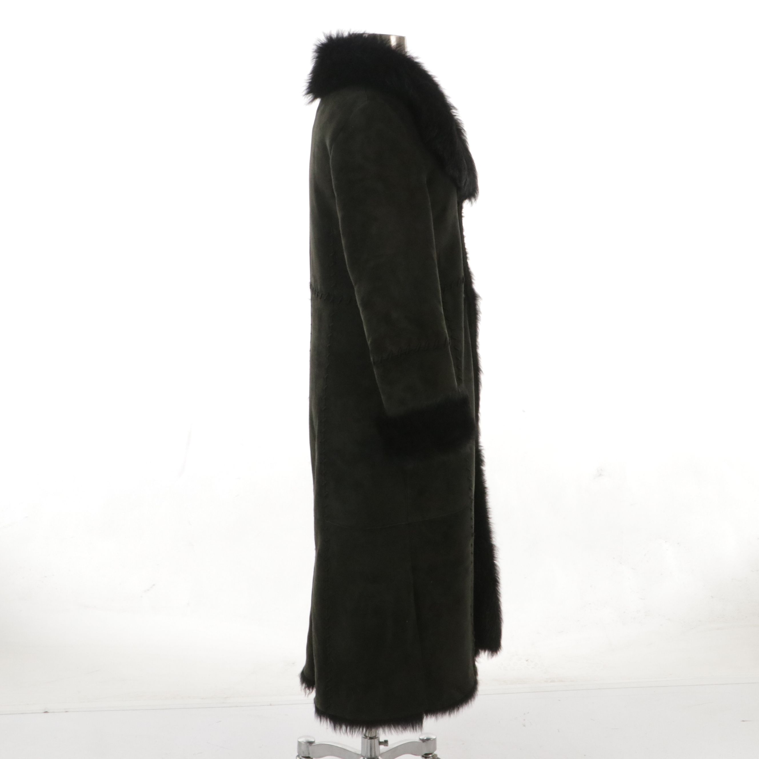 Vaako New York Spanish Lamb Shearling Coat