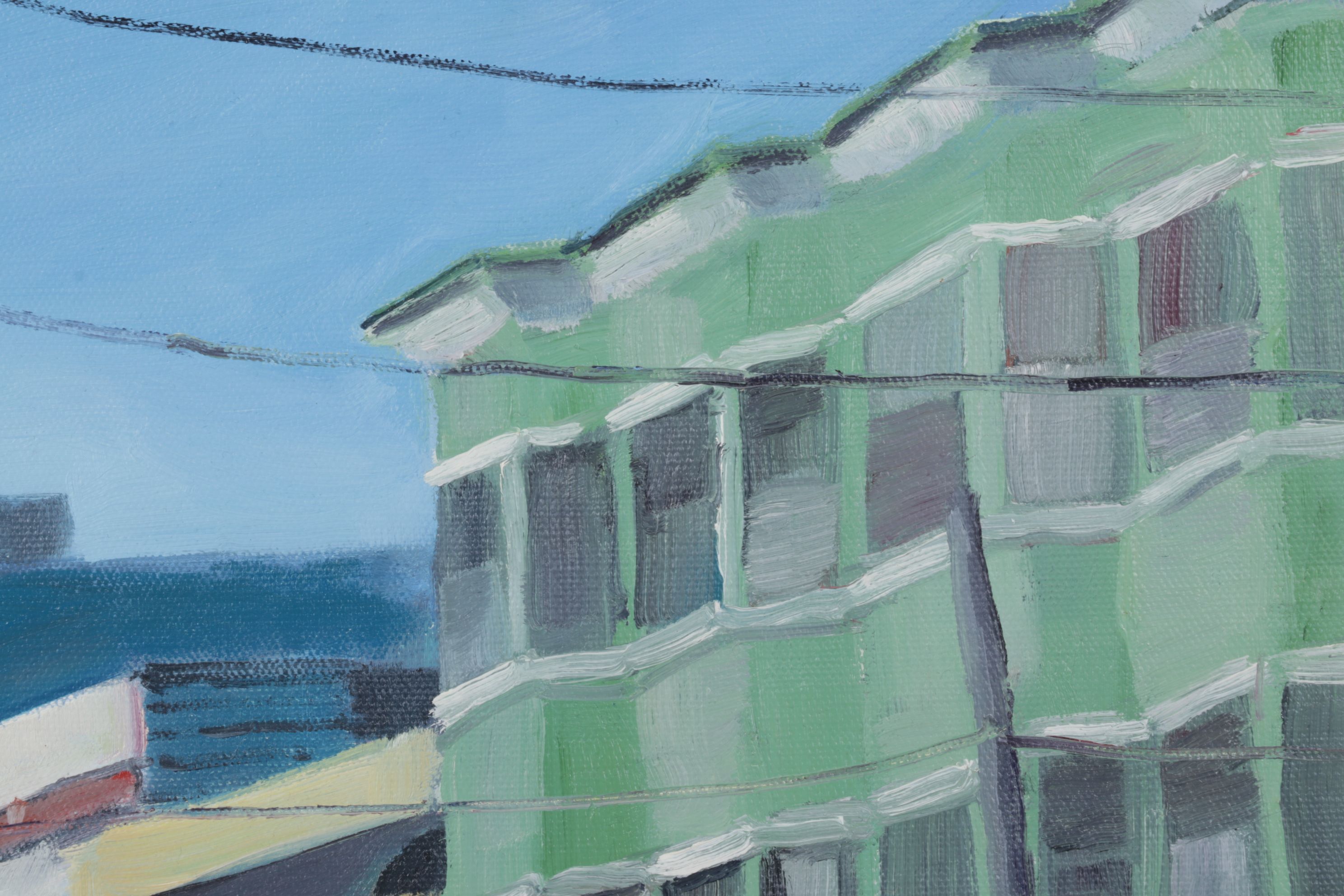 Steven Guy Bilodeau Acrylic Painting "The Castro", 2009