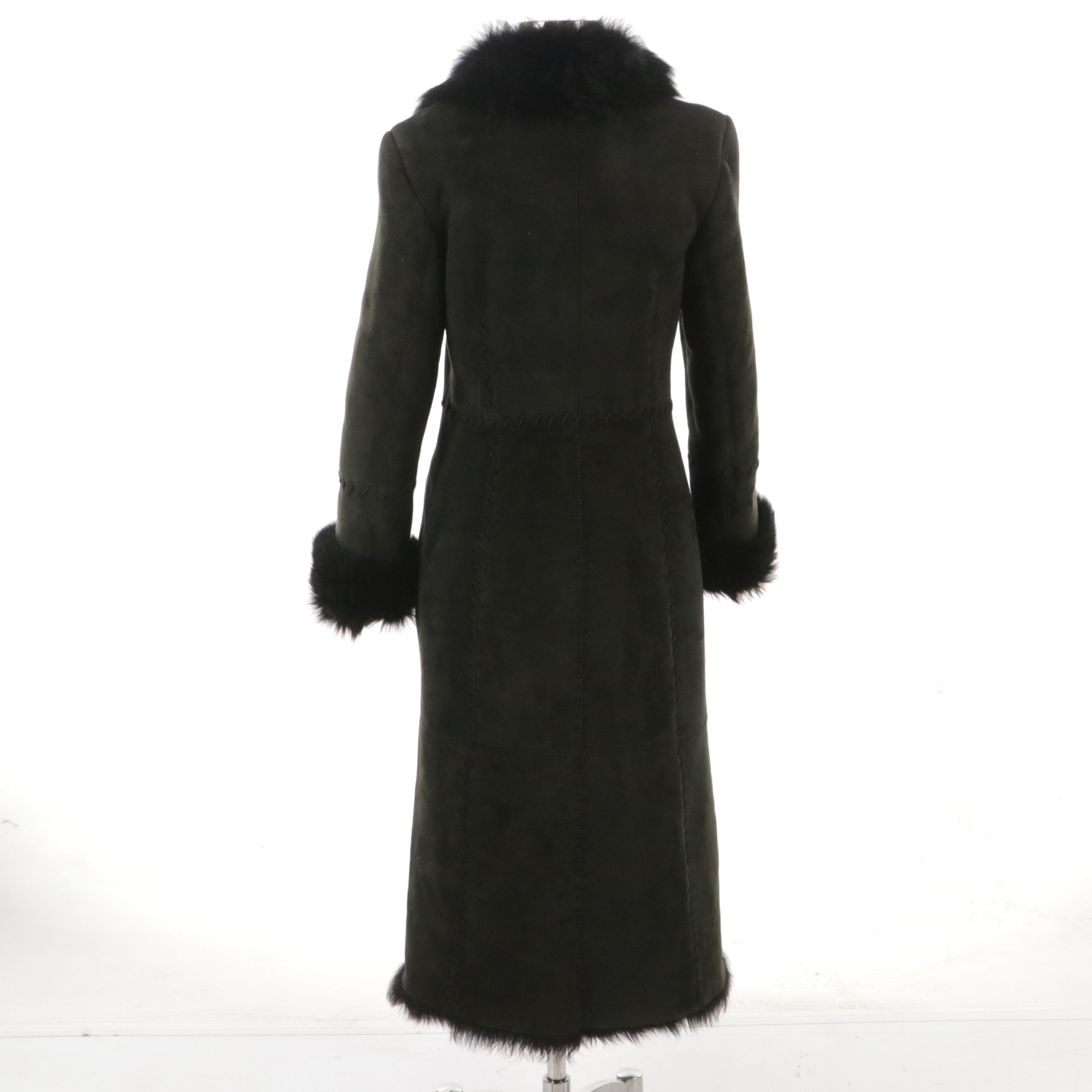 Vaako New York Spanish Lamb Shearling Coat