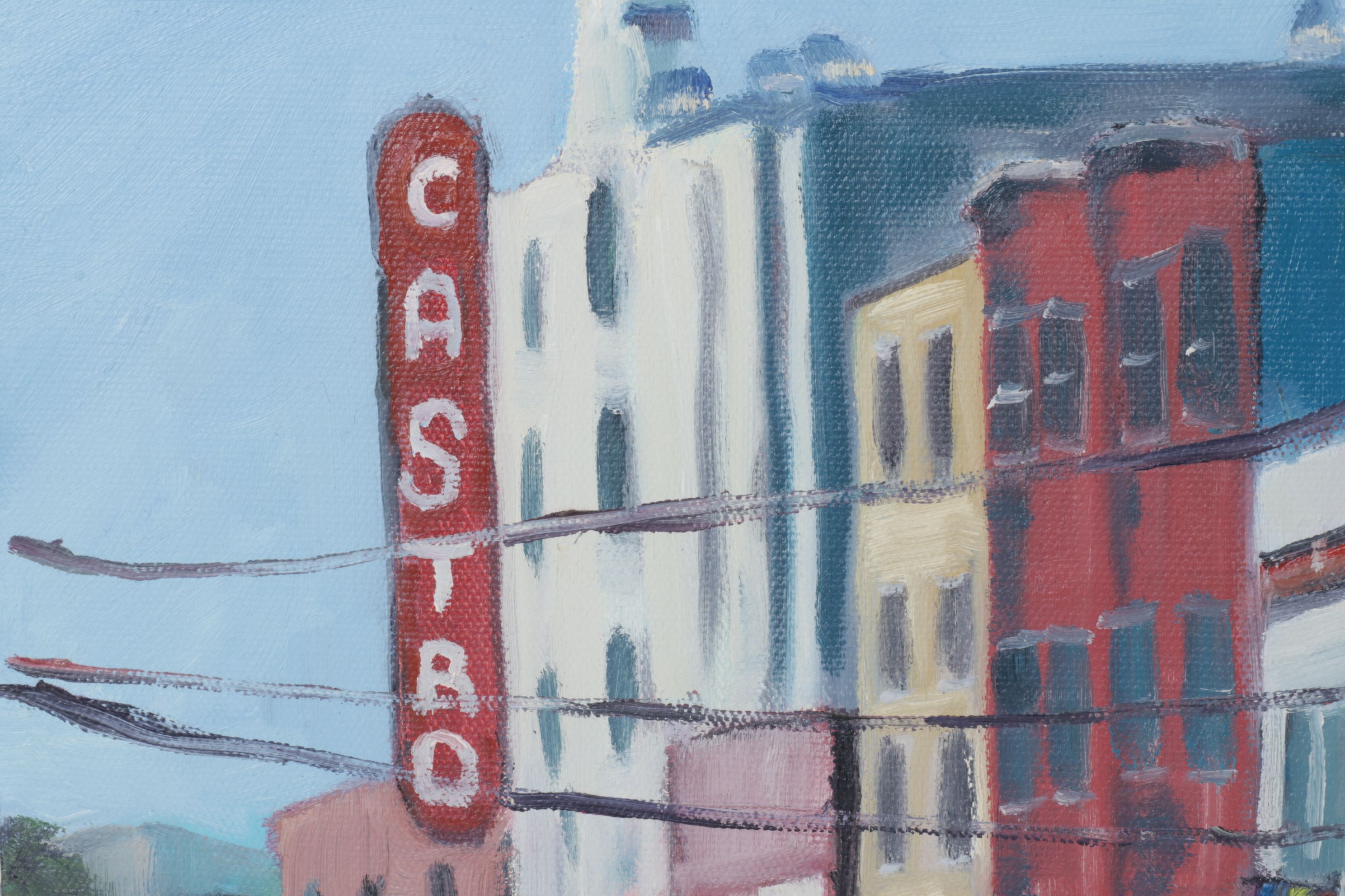 Steven Guy Bilodeau Acrylic Painting "The Castro", 2009